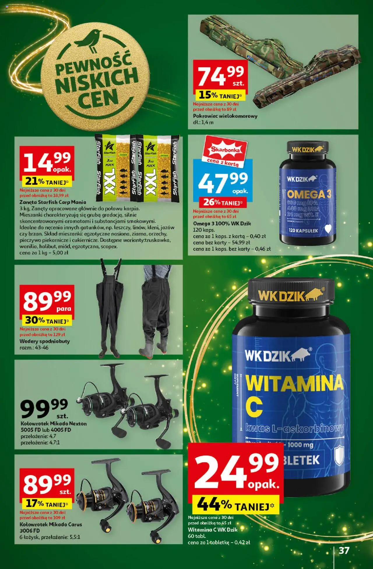  Auchan Pewność Niskich Cen Hipermarket Gazetka ważna od 14.11.2024 do 20.11.2024 strona 39