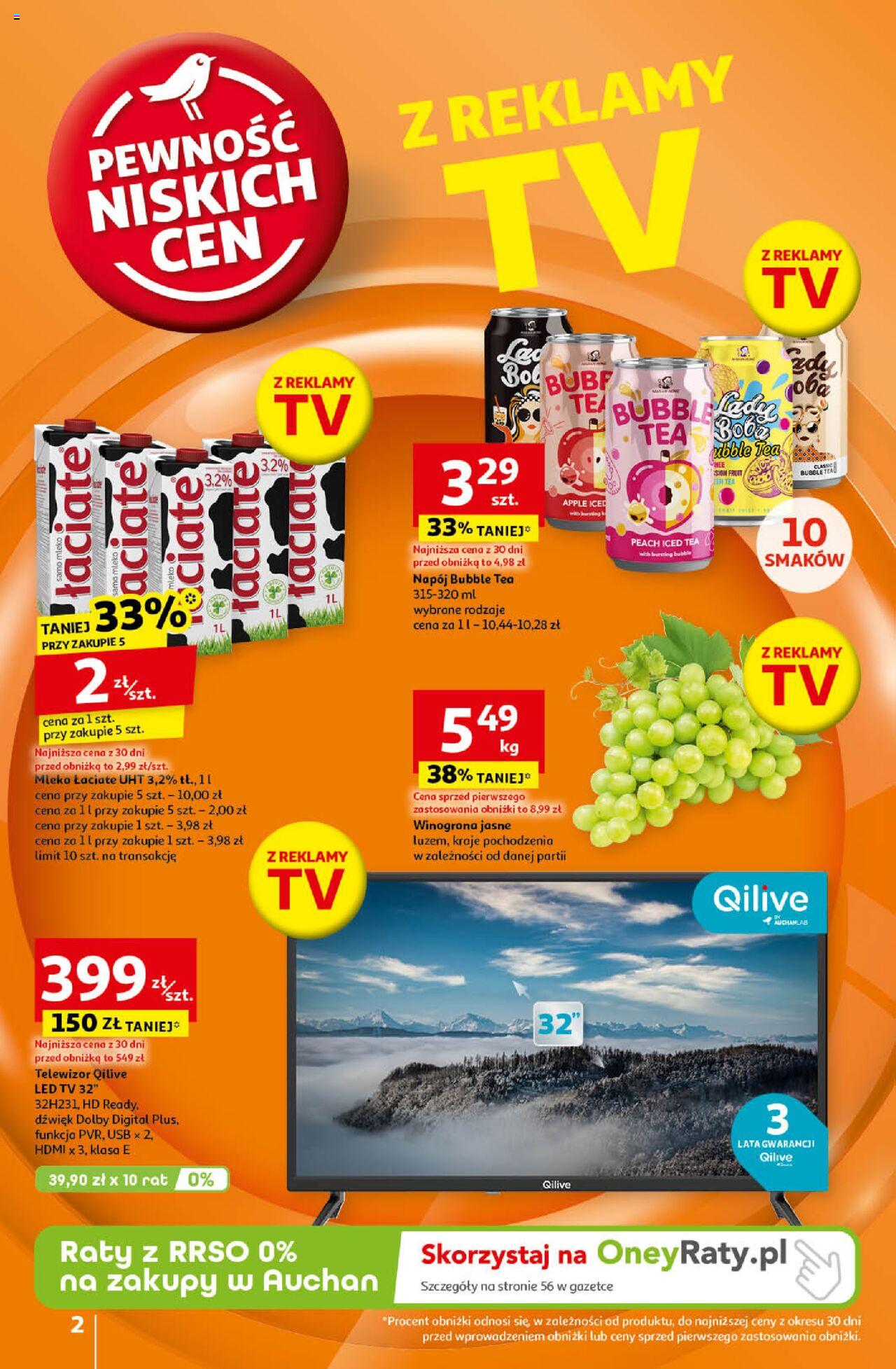 Auchan Pewność Niskich Cen Hipermarket Gazetka ważna od 19.09.2024 do 25.09.2024 strona 2