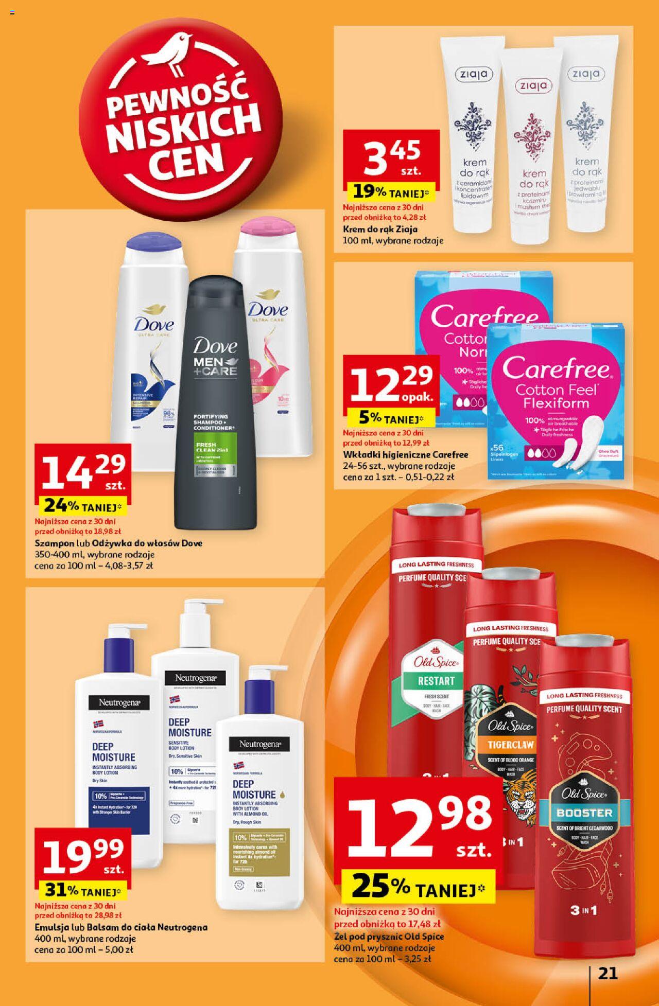 Auchan Pewność Niskich Cen Hipermarket Gazetka ważna od 19.09.2024 do 25.09.2024 strona 23