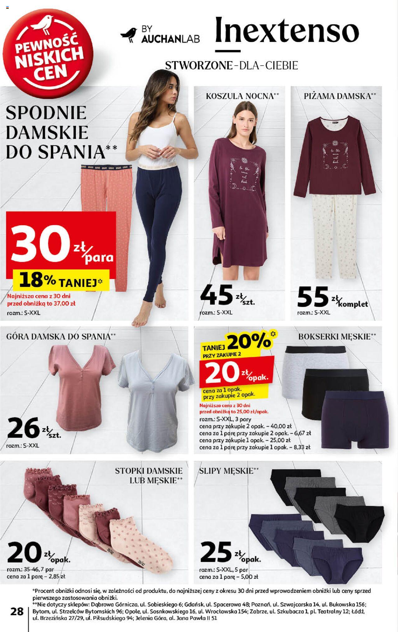 Auchan Pewność Niskich Cen Hipermarket Gazetka ważna od 19.09.2024 do 25.09.2024 strona 36