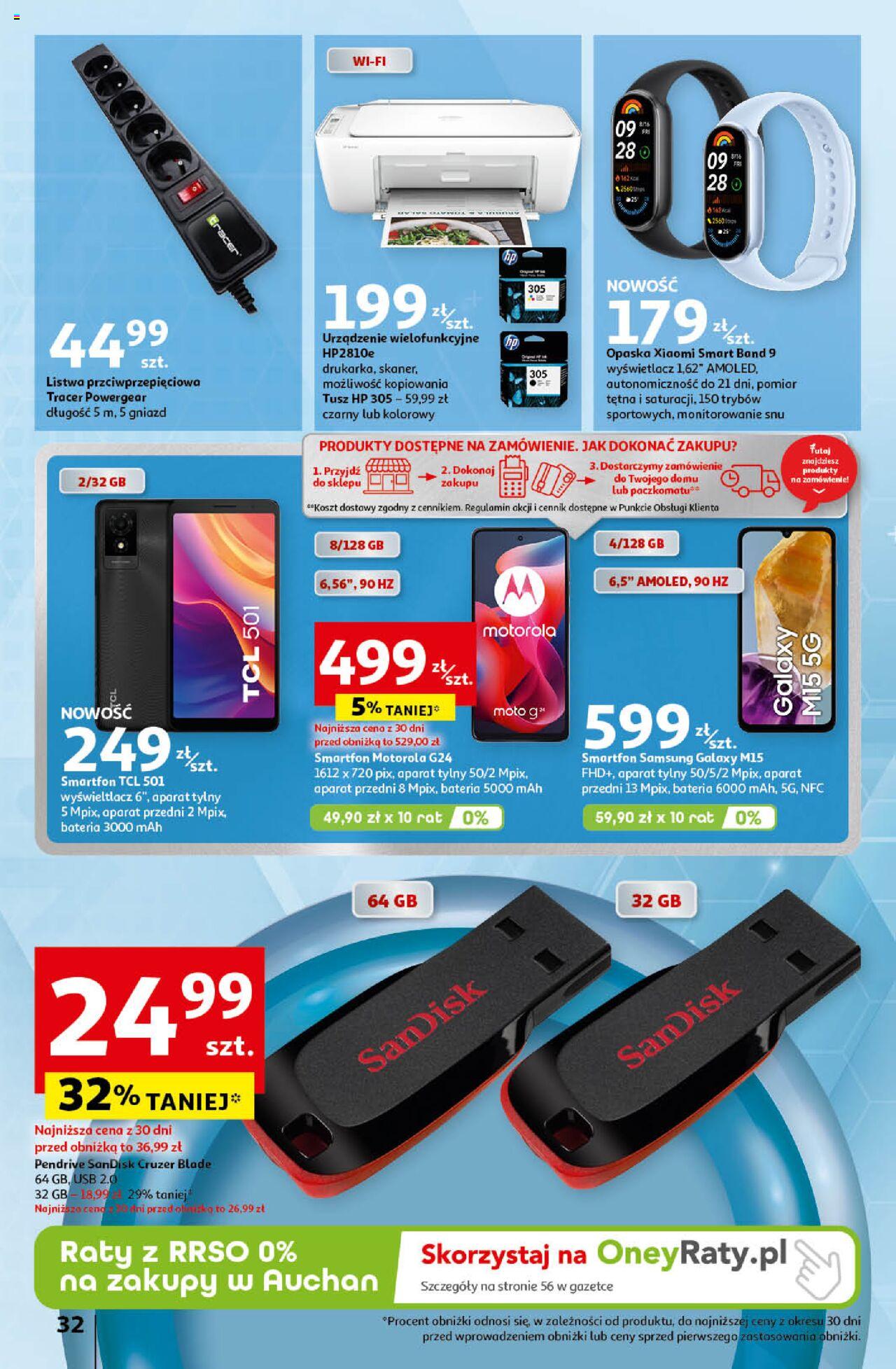 Auchan Pewność Niskich Cen Hipermarket Gazetka ważna od 19.09.2024 do 25.09.2024 strona 40