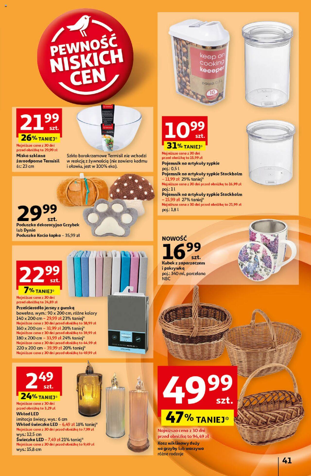 Auchan Pewność Niskich Cen Hipermarket Gazetka ważna od 19.09.2024 do 25.09.2024 strona 49