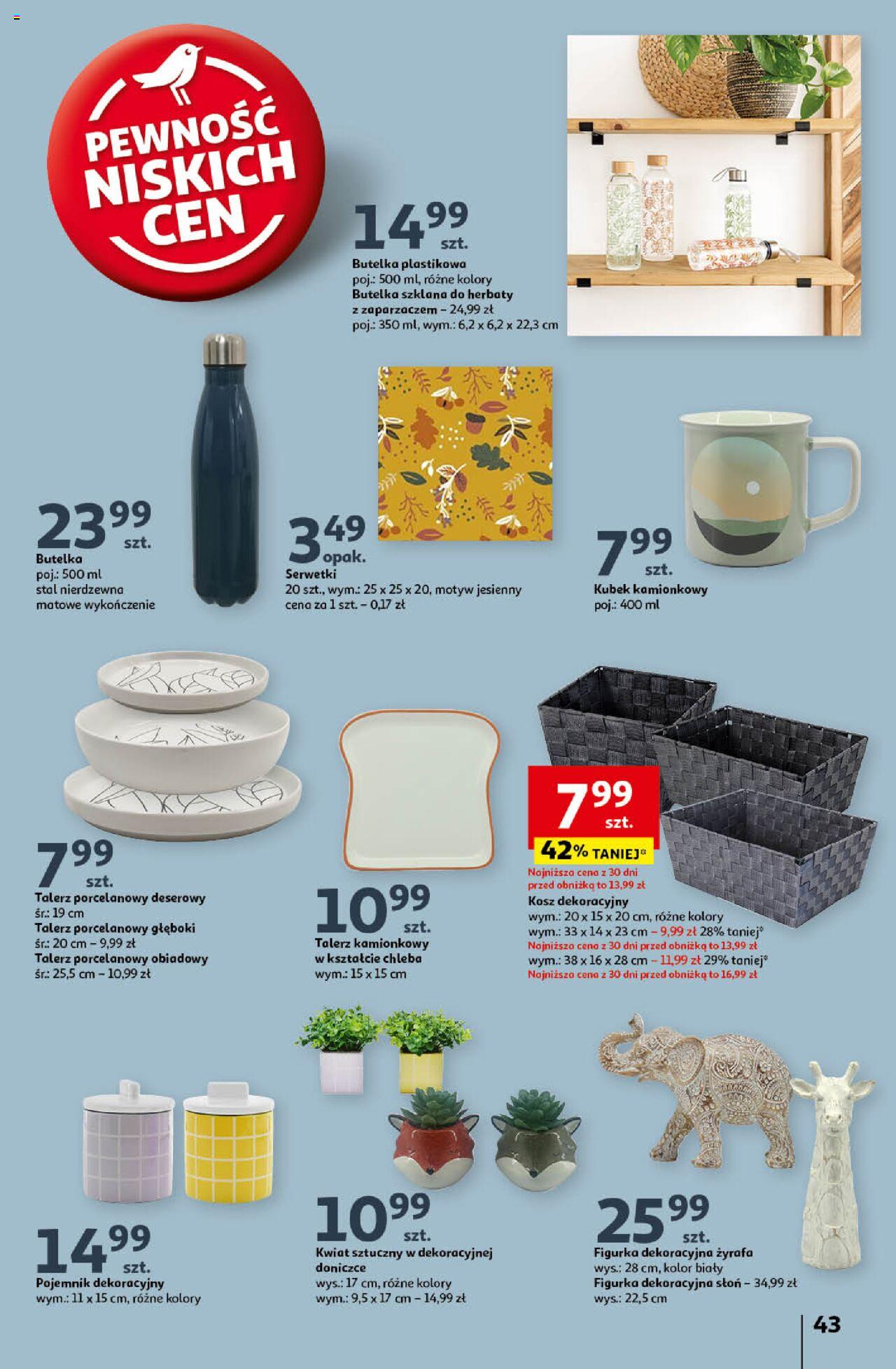 Auchan Pewność Niskich Cen Hipermarket Gazetka ważna od 19.09.2024 do 25.09.2024 strona 51