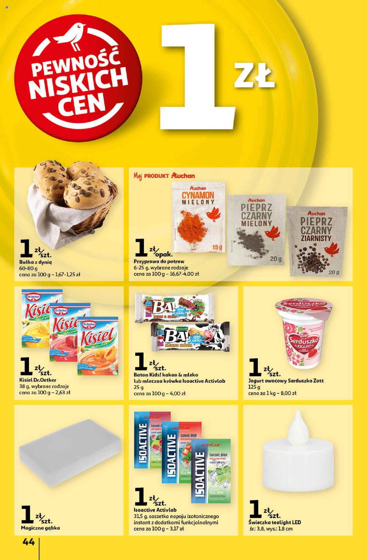 Auchan Pewność Niskich Cen Hipermarket Gazetka ważna od 19.09.2024 do 25.09.2024 strona 52