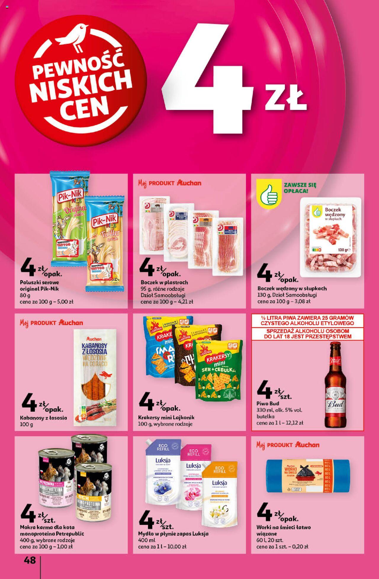 Auchan Pewność Niskich Cen Hipermarket Gazetka ważna od 19.09.2024 do 25.09.2024 strona 56