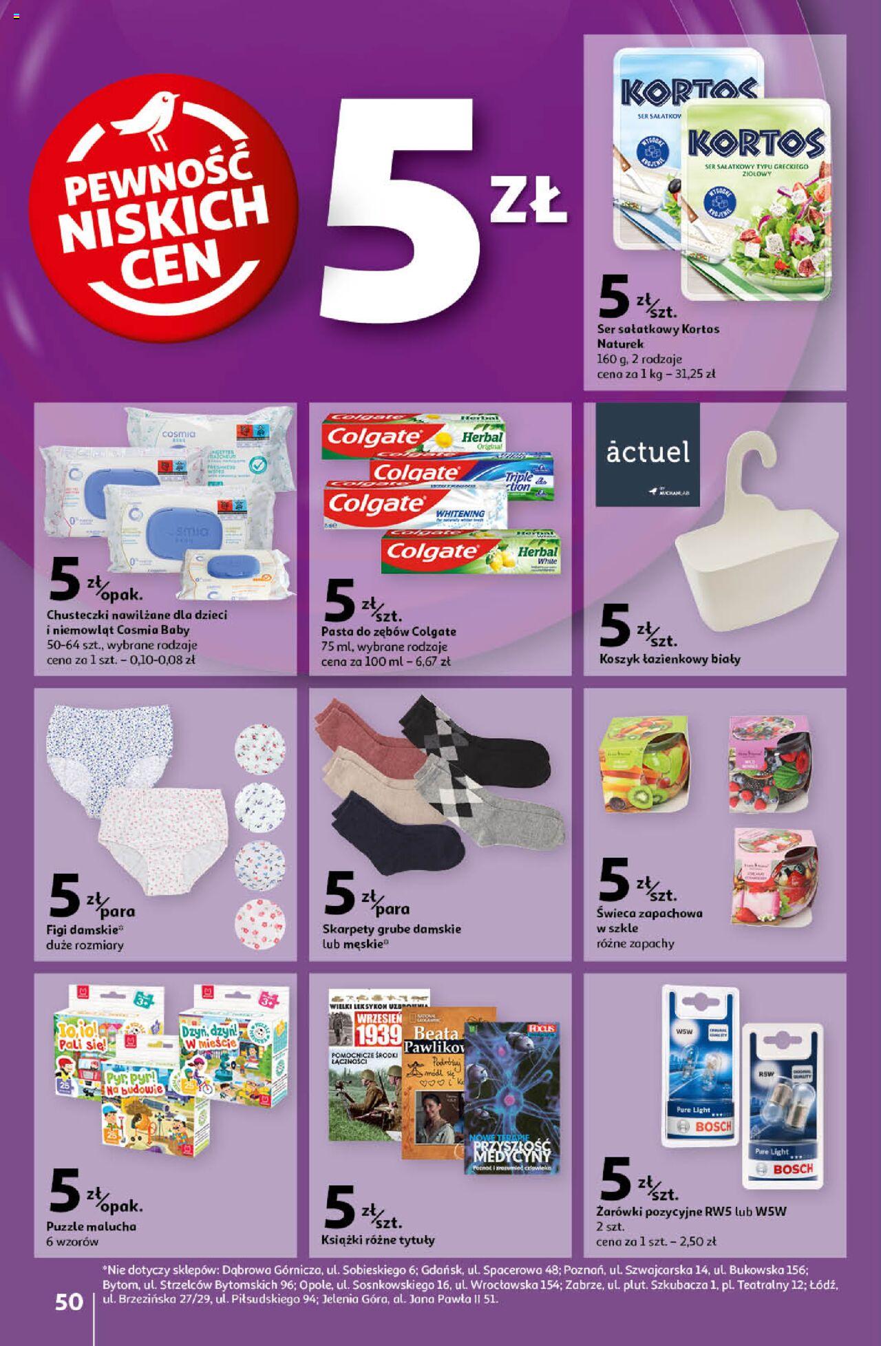 Auchan Pewność Niskich Cen Hipermarket Gazetka ważna od 19.09.2024 do 25.09.2024 strona 58