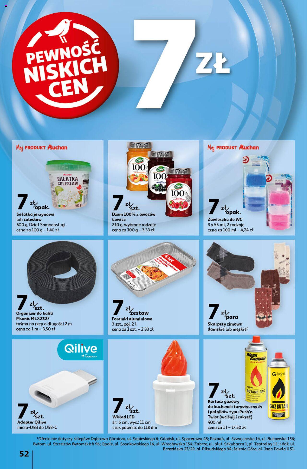 Auchan Pewność Niskich Cen Hipermarket Gazetka ważna od 19.09.2024 do 25.09.2024 strona 60