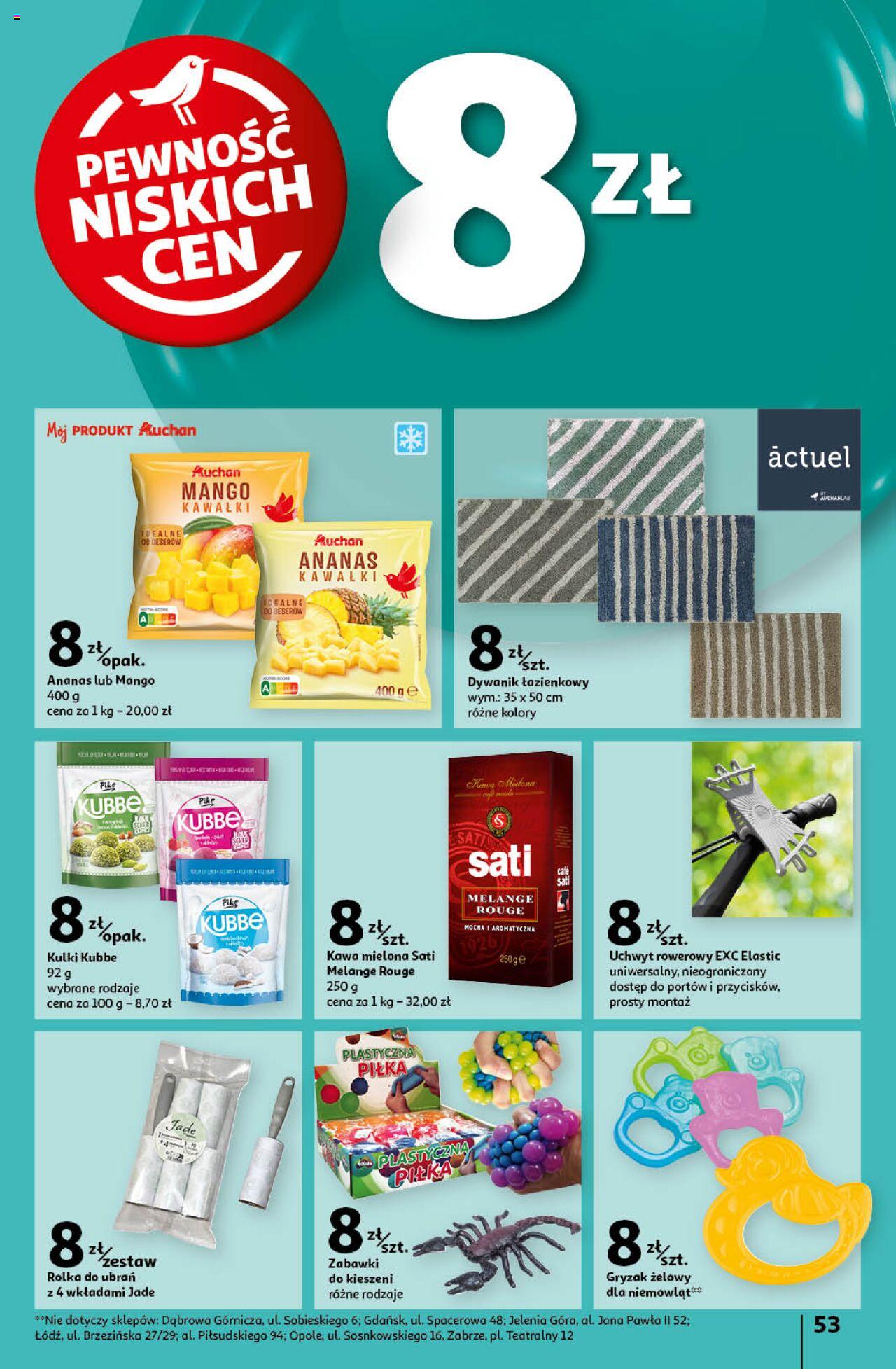 Auchan Pewność Niskich Cen Hipermarket Gazetka ważna od 19.09.2024 do 25.09.2024 strona 61