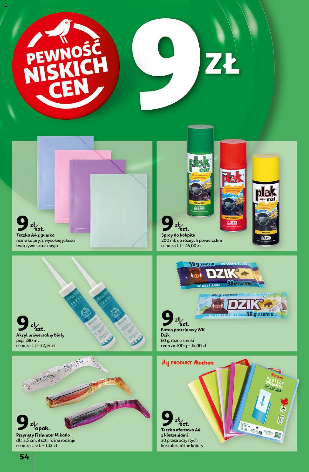 Auchan Pewność Niskich Cen Hipermarket Gazetka ważna od 19.09.2024 do 25.09.2024 strona 62