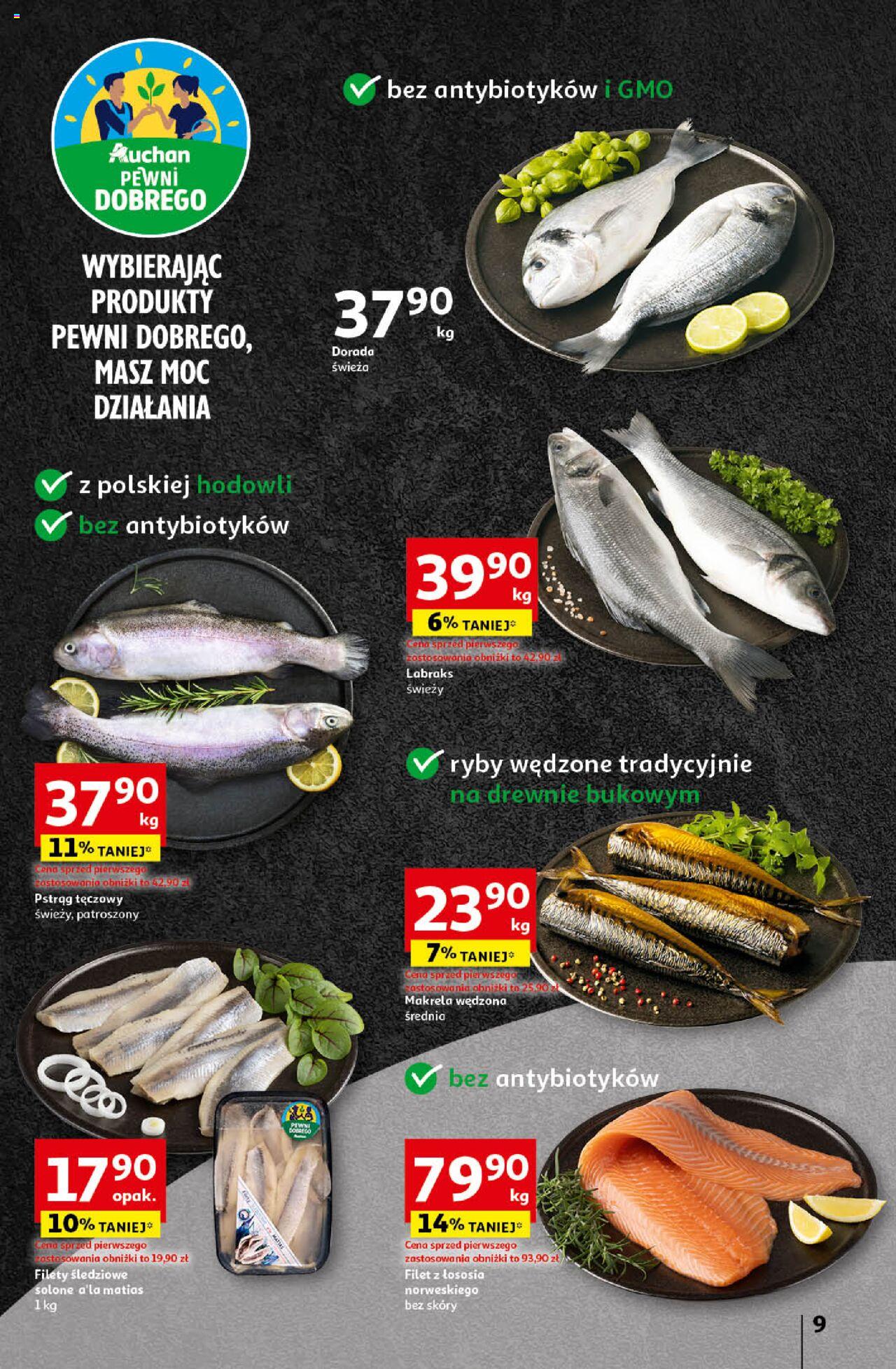 Auchan Pewność Niskich Cen Hipermarket Gazetka ważna od 19.09.2024 do 25.09.2024 strona 9