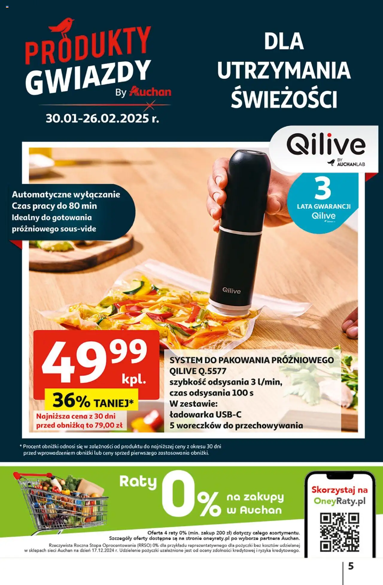 Auchan Pewność Niskich Cen Hipermarket Gazetka ważna od 20.02.2025 do 26.02.2025 strona 5