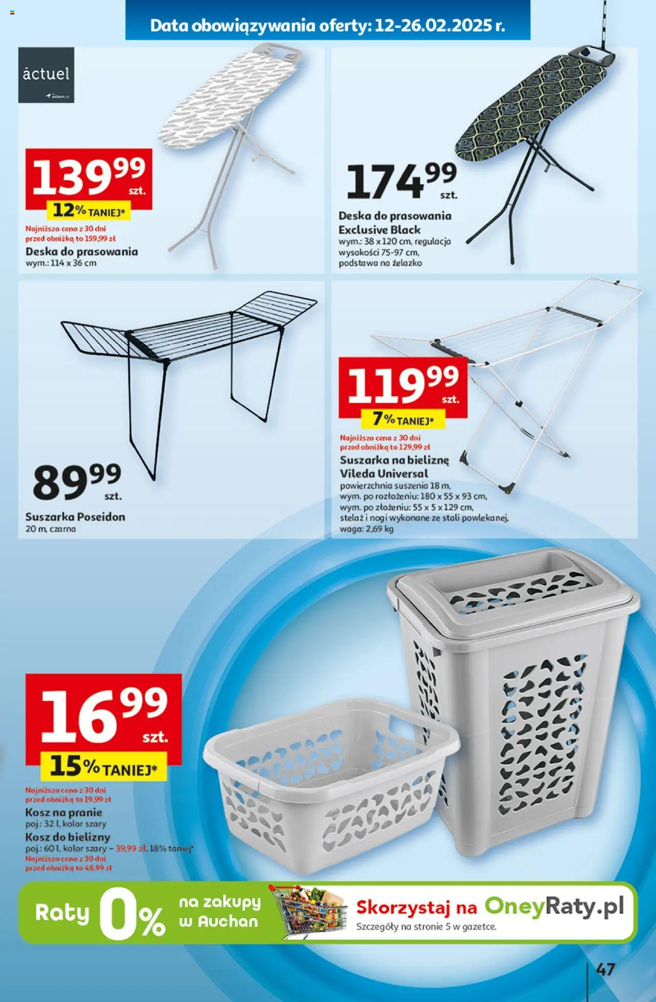 Auchan Pewność Niskich Cen Hipermarket Gazetka ważna od 20.02.2025 do 26.02.2025 strona 55