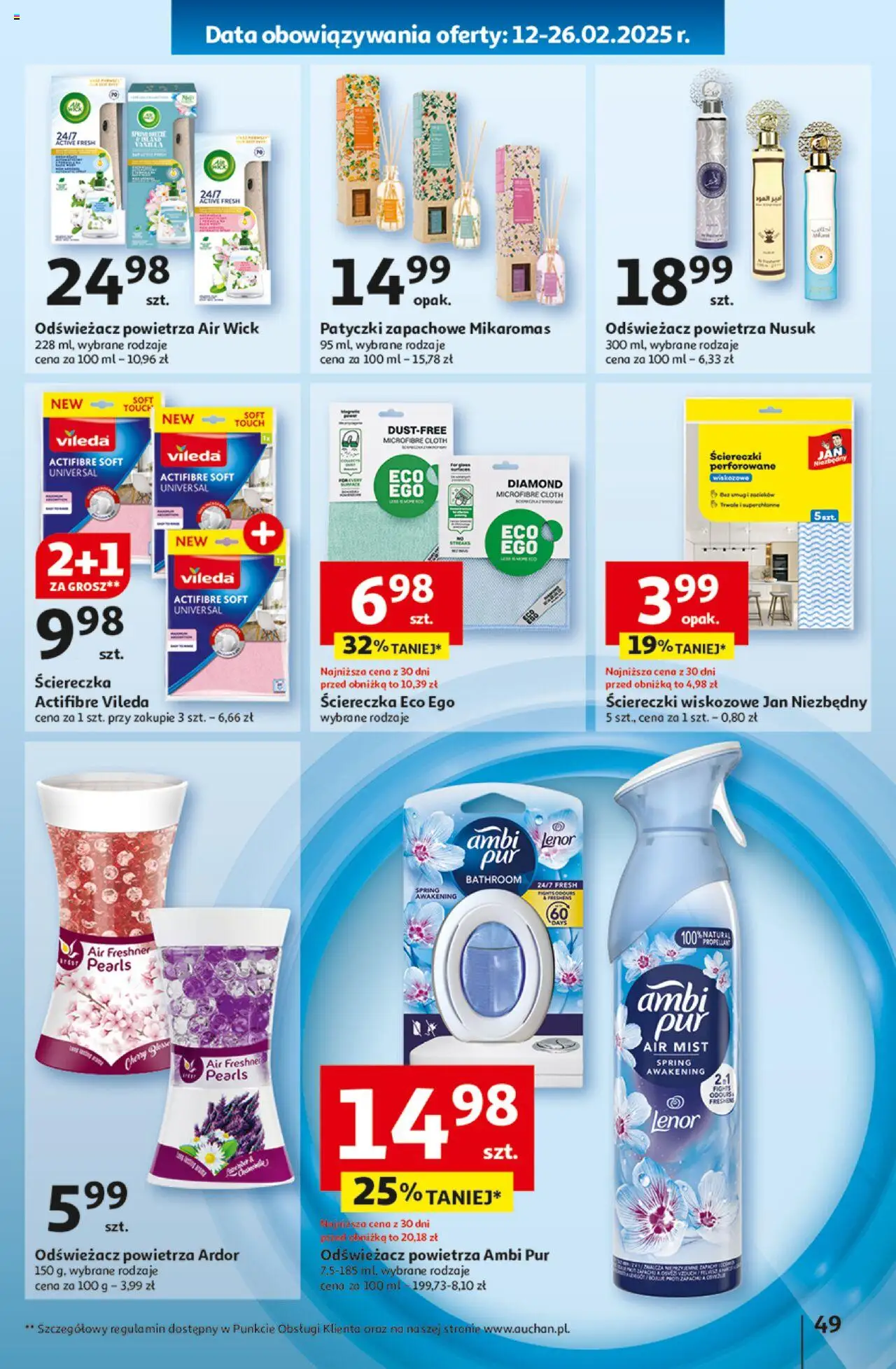 Auchan Pewność Niskich Cen Hipermarket Gazetka ważna od 20.02.2025 do 26.02.2025 strona 57