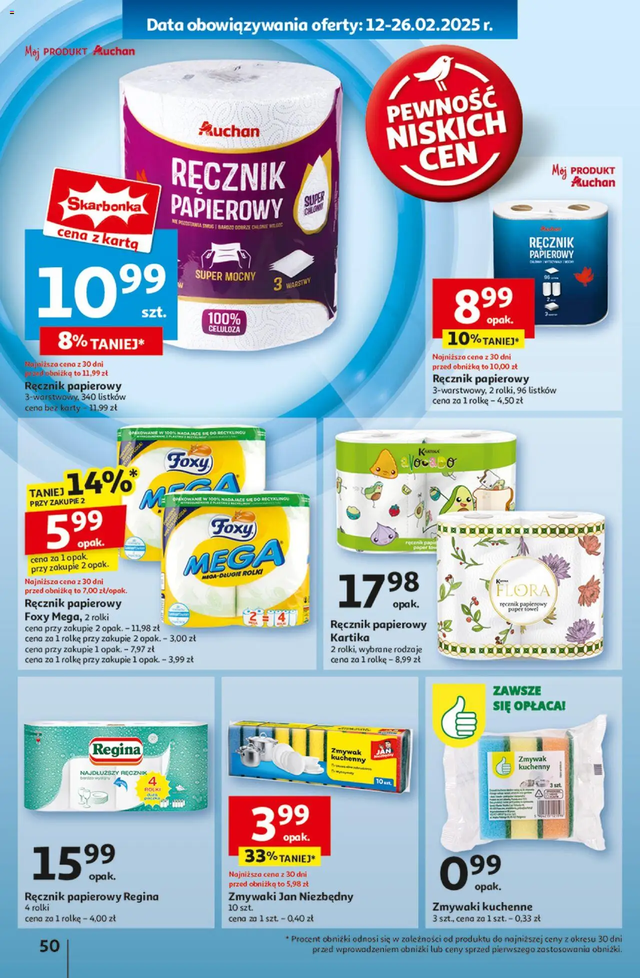 Auchan Pewność Niskich Cen Hipermarket Gazetka ważna od 20.02.2025 do 26.02.2025 strona 58