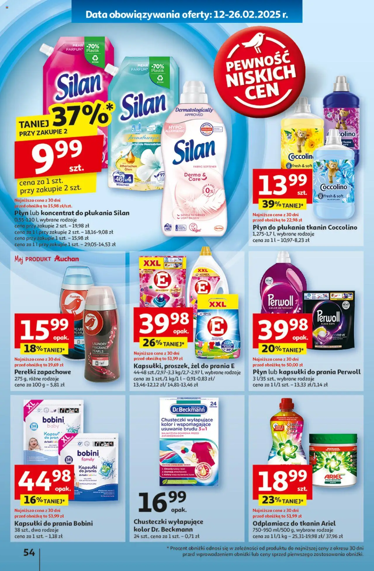 Auchan Pewność Niskich Cen Hipermarket Gazetka ważna od 20.02.2025 do 26.02.2025 strona 62