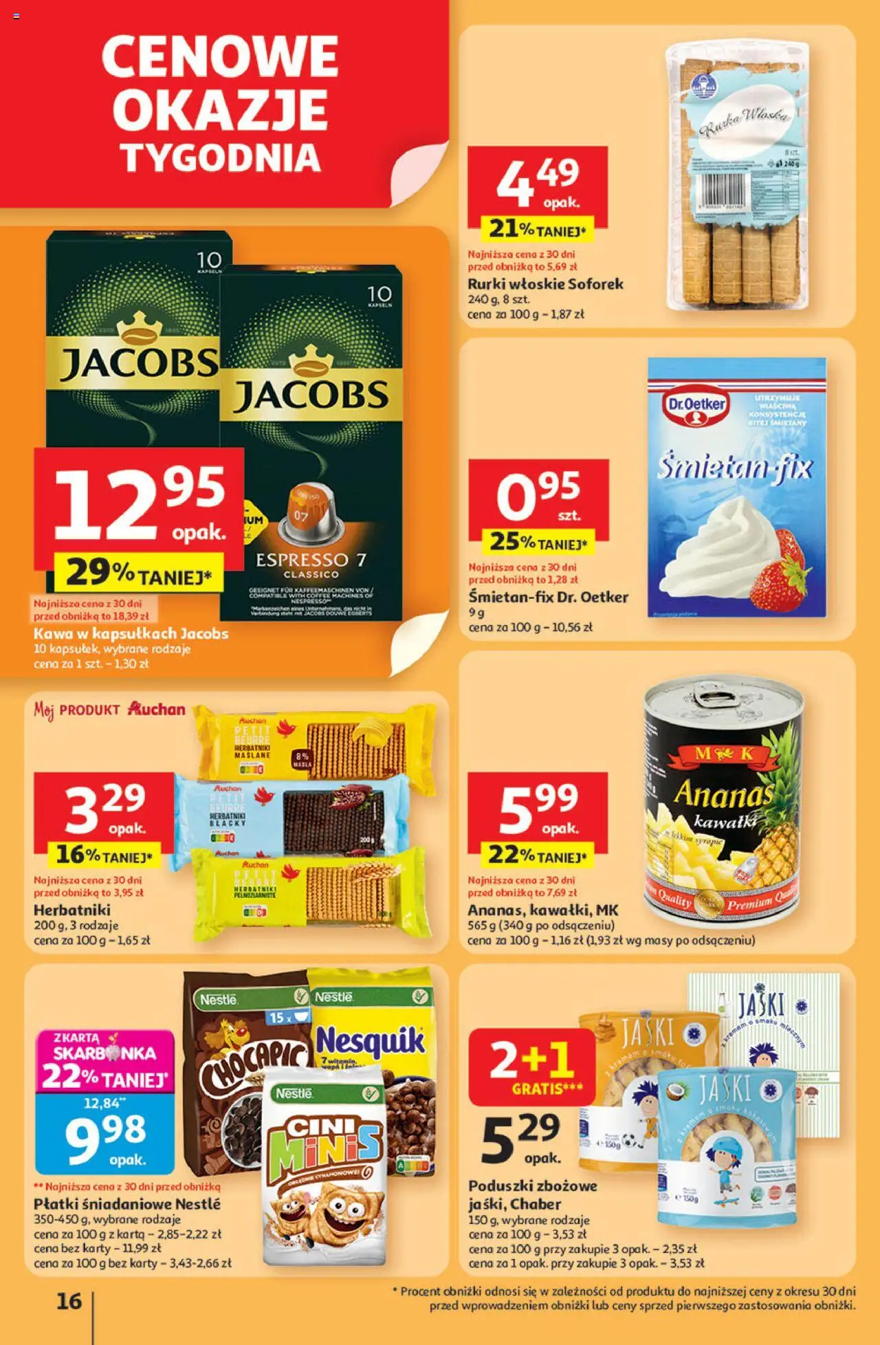 Auchan Pewność niskich cen Hipermarket Gazetka  ważna od 24.07.2025 do 30.07.2025 strona 16