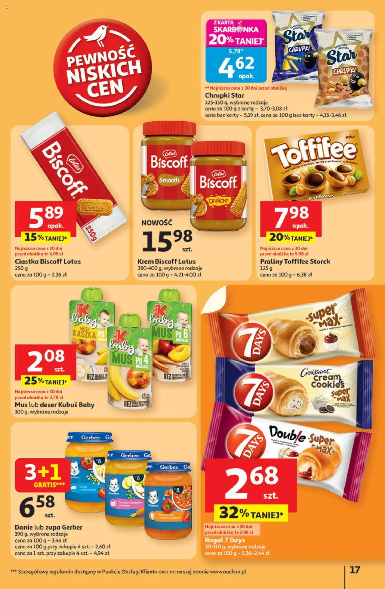 Auchan Pewność niskich cen Hipermarket Gazetka  ważna od 24.07.2025 do 30.07.2025 strona 17