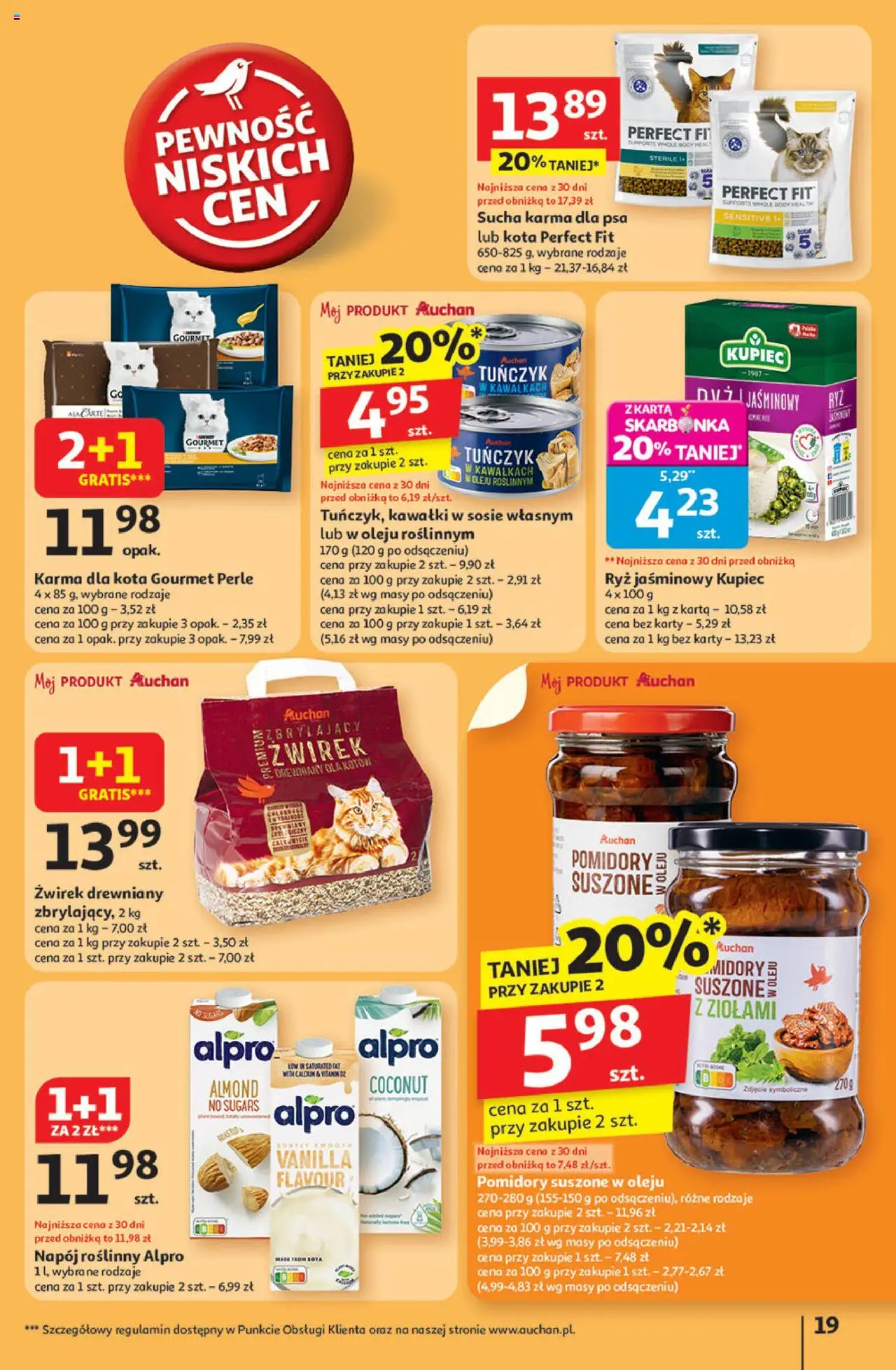 Auchan Pewność niskich cen Hipermarket Gazetka  ważna od 24.07.2025 do 30.07.2025 strona 19