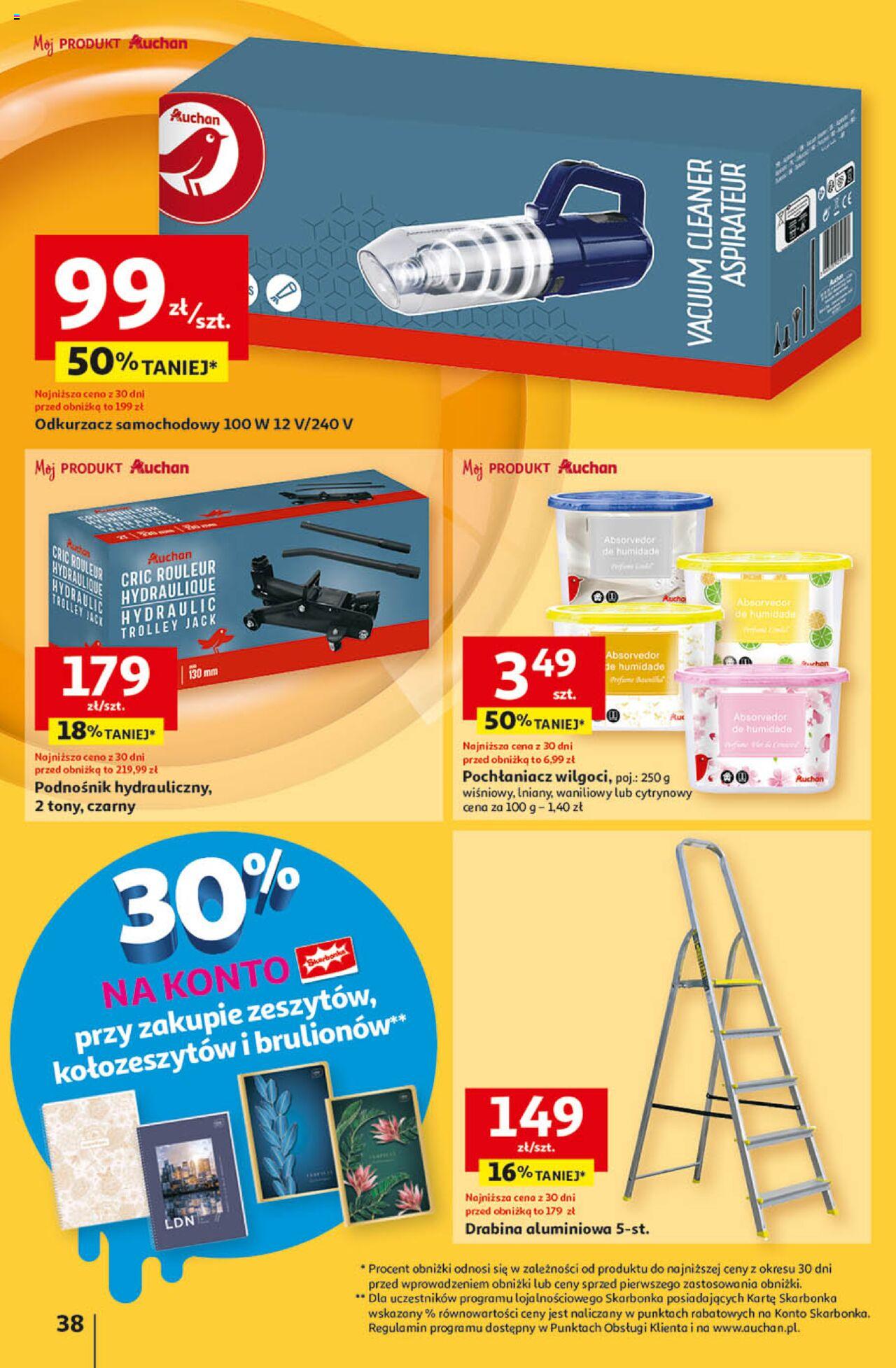 Auchan Pewność Niskich Cen Hipermarket  Gazetka ważna od 26.09.2024 do 02.10.2024 strona 46
