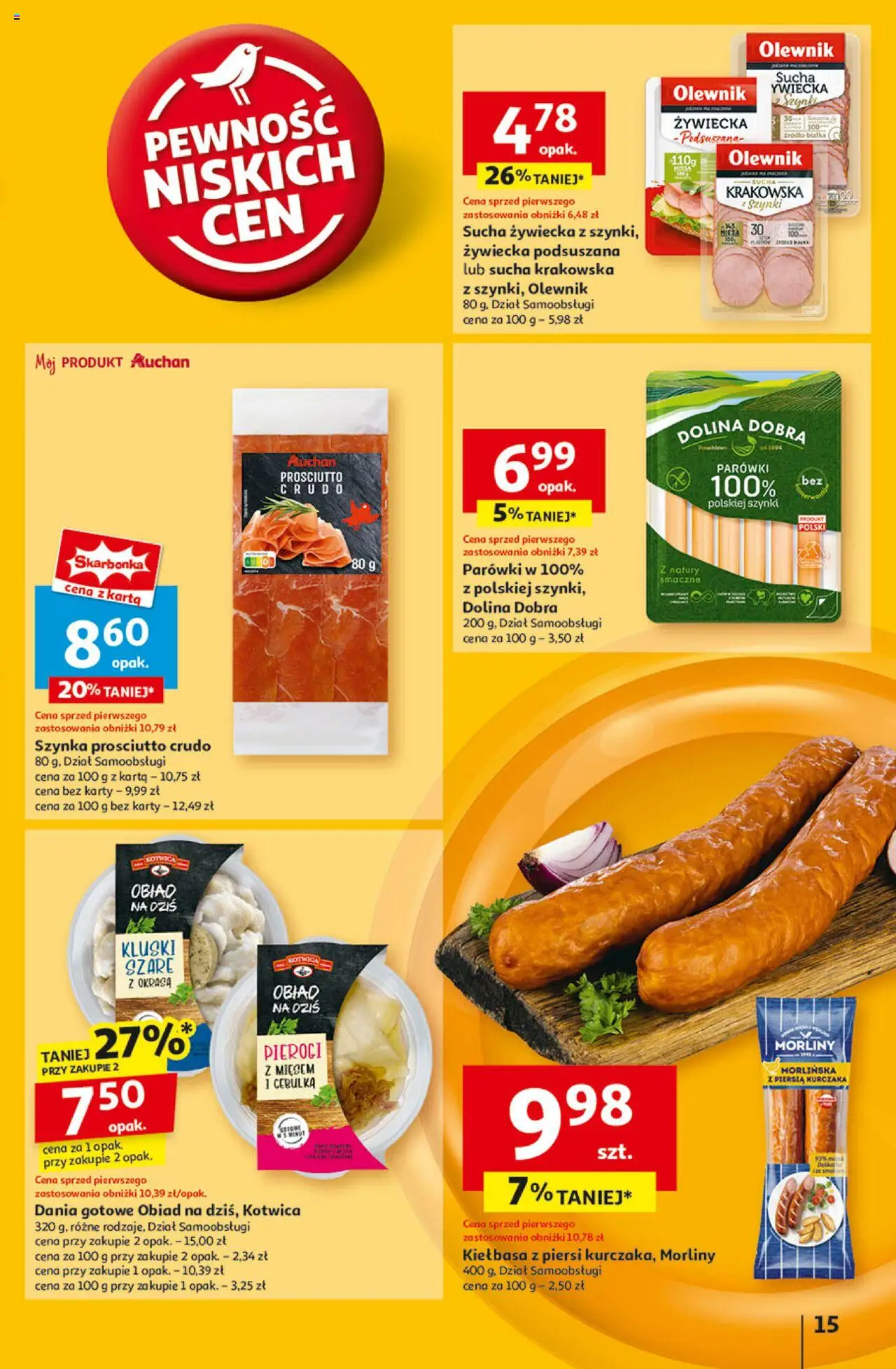 Auchan Pewność Niskich Cen Hipermarket Gazetka ważna od 27.02.2025 do 05.03.2025 strona 17