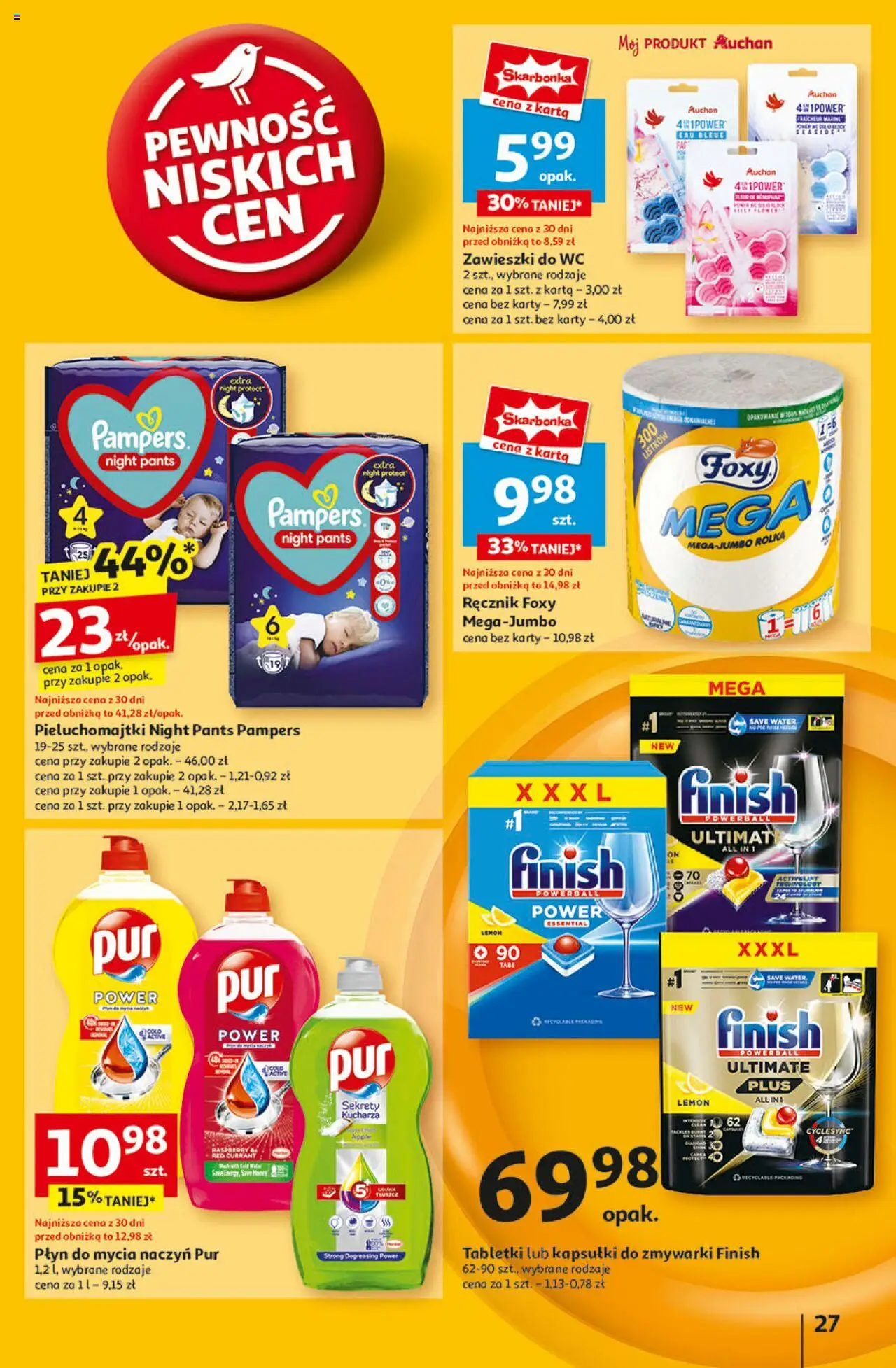 Auchan Pewność Niskich Cen Hipermarket Gazetka ważna od 27.02.2025 do 05.03.2025 strona 29