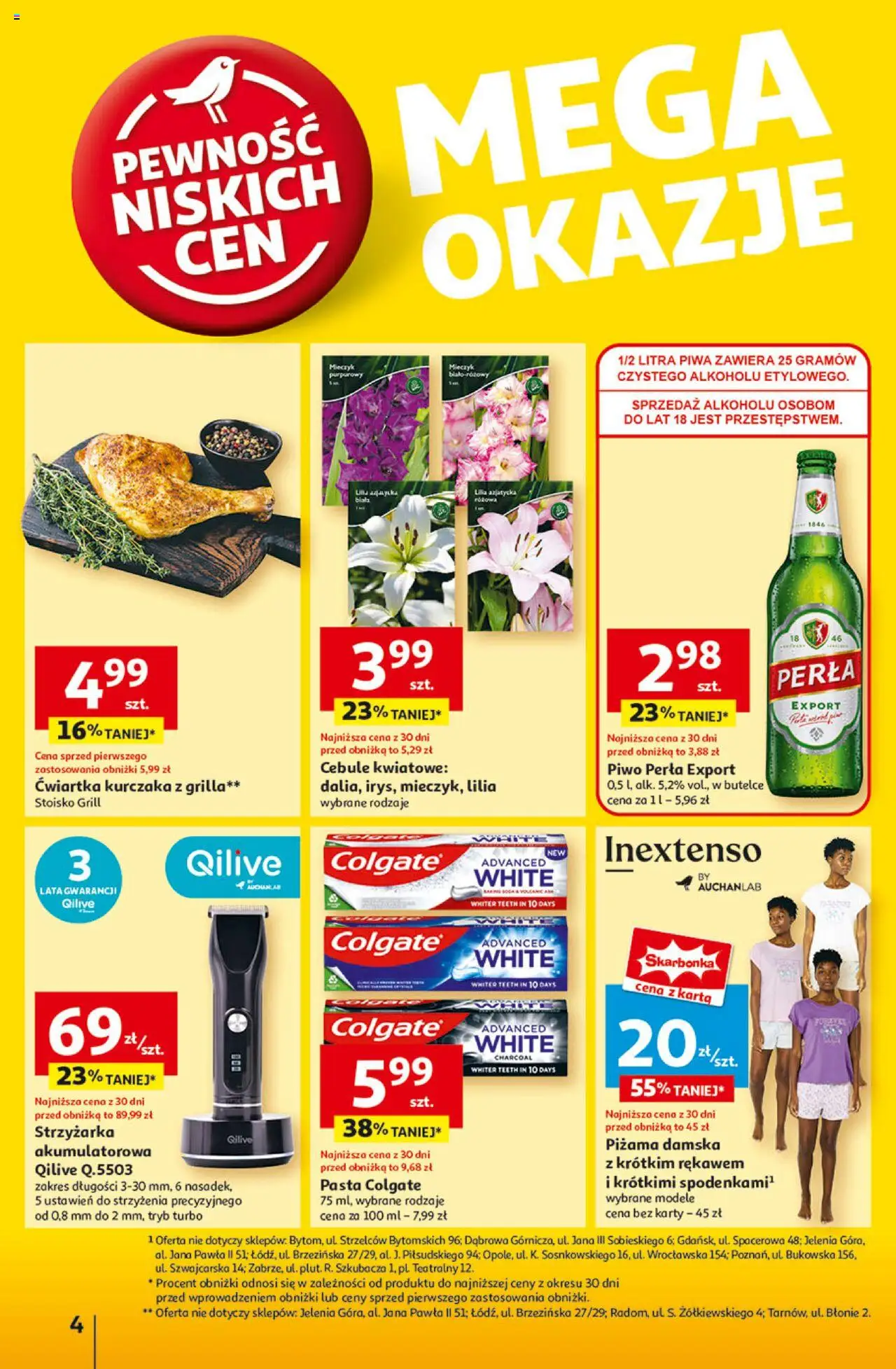 Auchan Pewność Niskich Cen Hipermarket Gazetka ważna od 27.02.2025 do 05.03.2025 strona 4