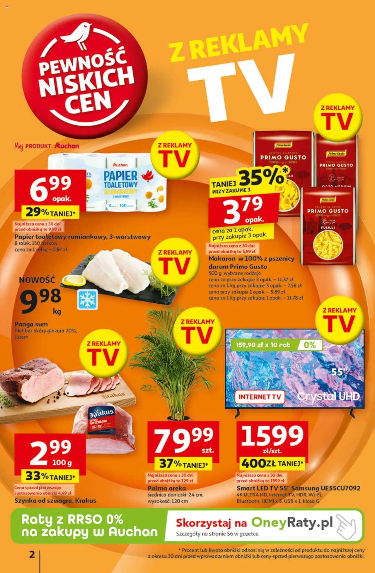 Auchan Pewność Niskich Cen Hipermarket Gazetka ważna  od 30.01.2025 do 05.02.2025 strona 2
