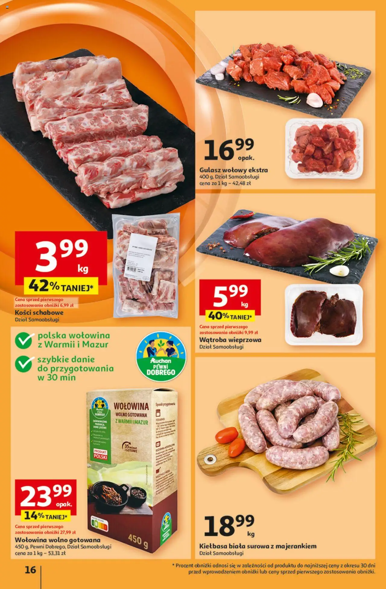 Auchan Pewność Niskich Cen Hipermarket Gazetka ważna  od 30.01.2025 do 05.02.2025 strona 13
