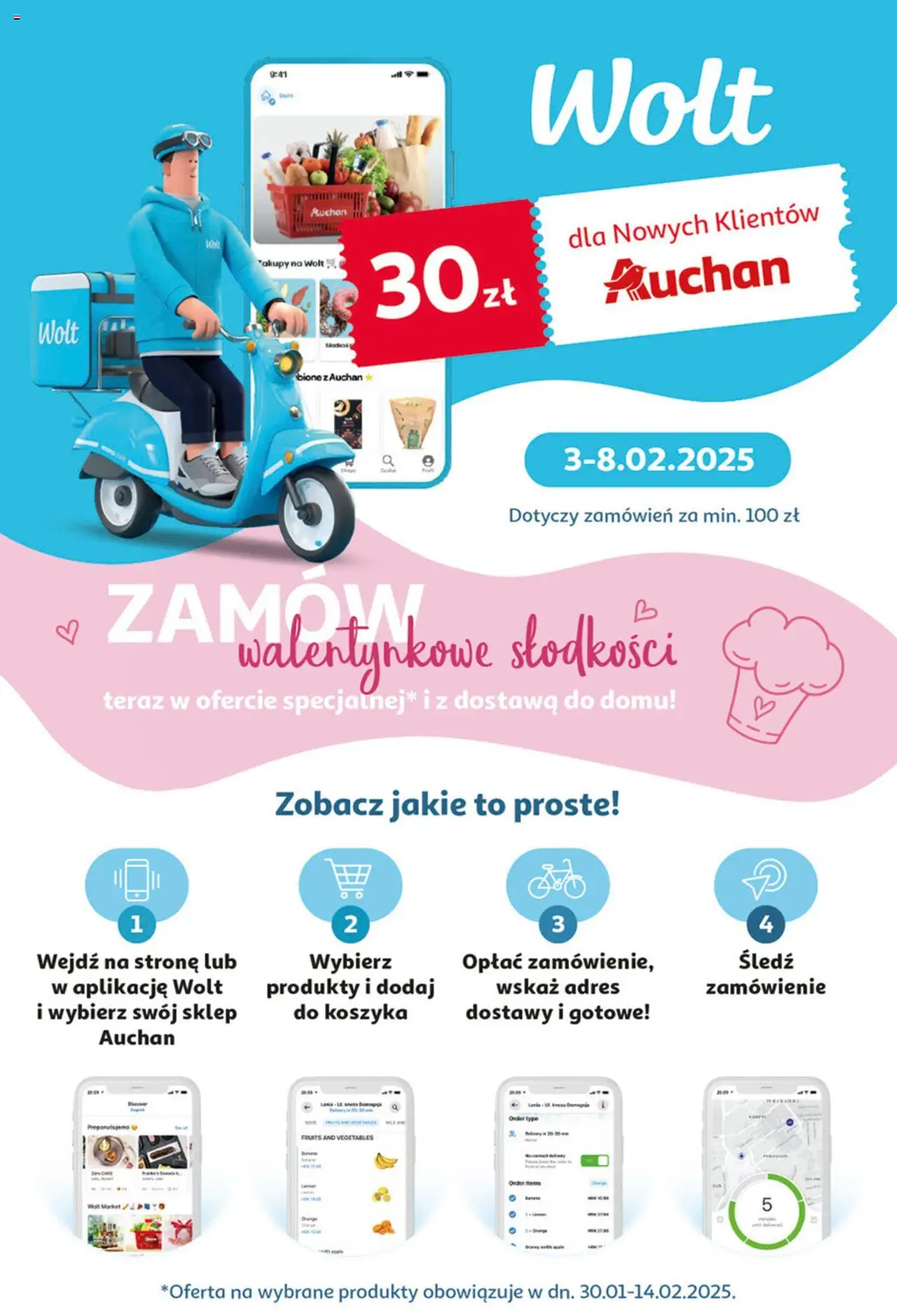 Auchan Pewność Niskich Cen Hipermarket Gazetka ważna  od 30.01.2025 do 05.02.2025 strona 32