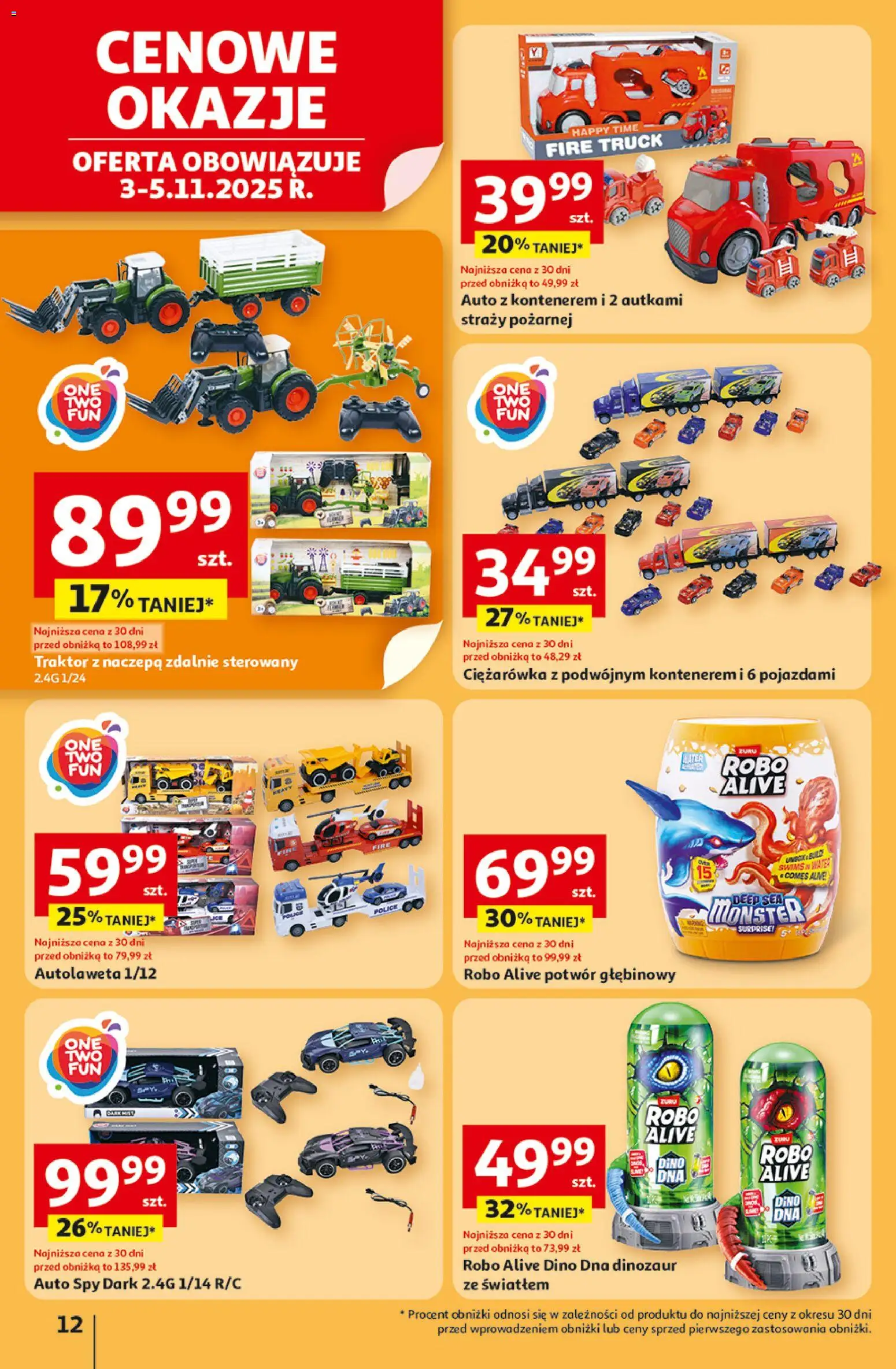 Auchan Pewność niskich cen Hipermarket Gazetka ważna od 30.10.2025 do 05.11.2025 strona 12