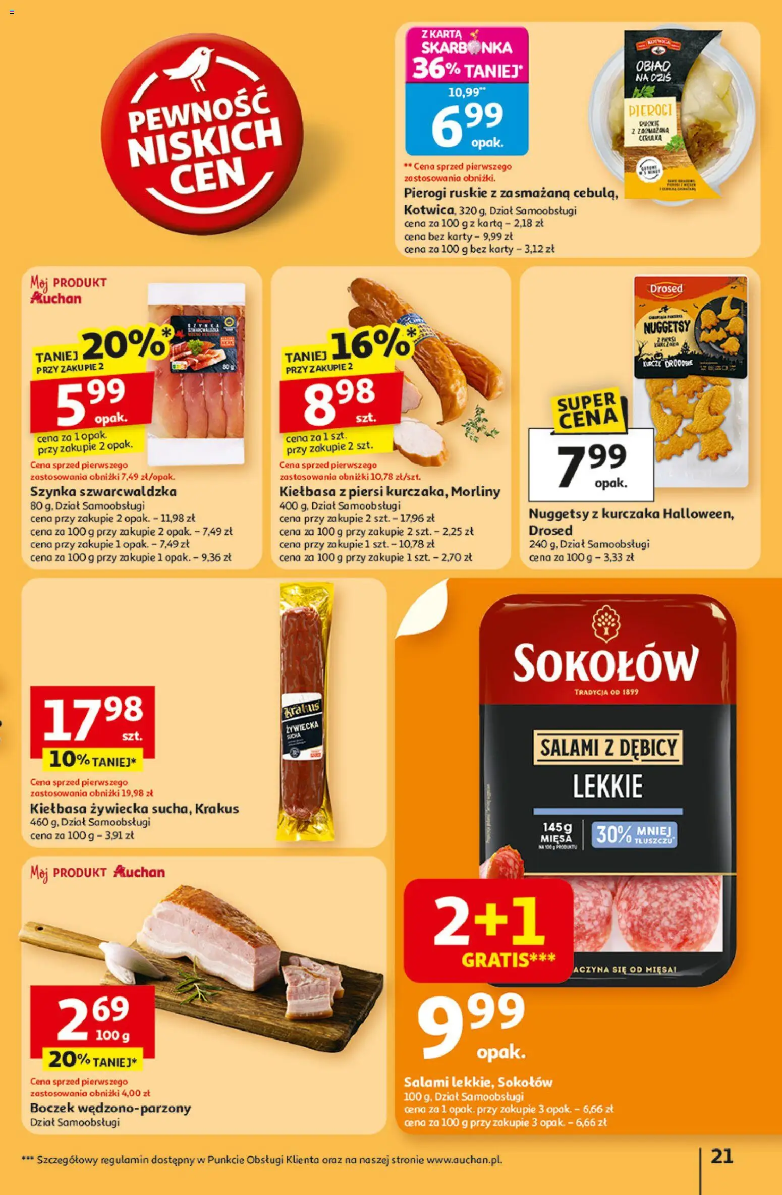 Auchan Pewność niskich cen Hipermarket Gazetka ważna od 30.10.2025 do 05.11.2025 strona 21