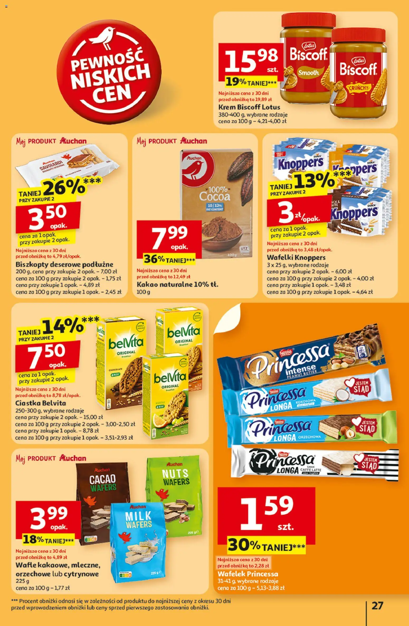 Auchan Pewność niskich cen Hipermarket Gazetka ważna od 30.10.2025 do 05.11.2025 strona 27