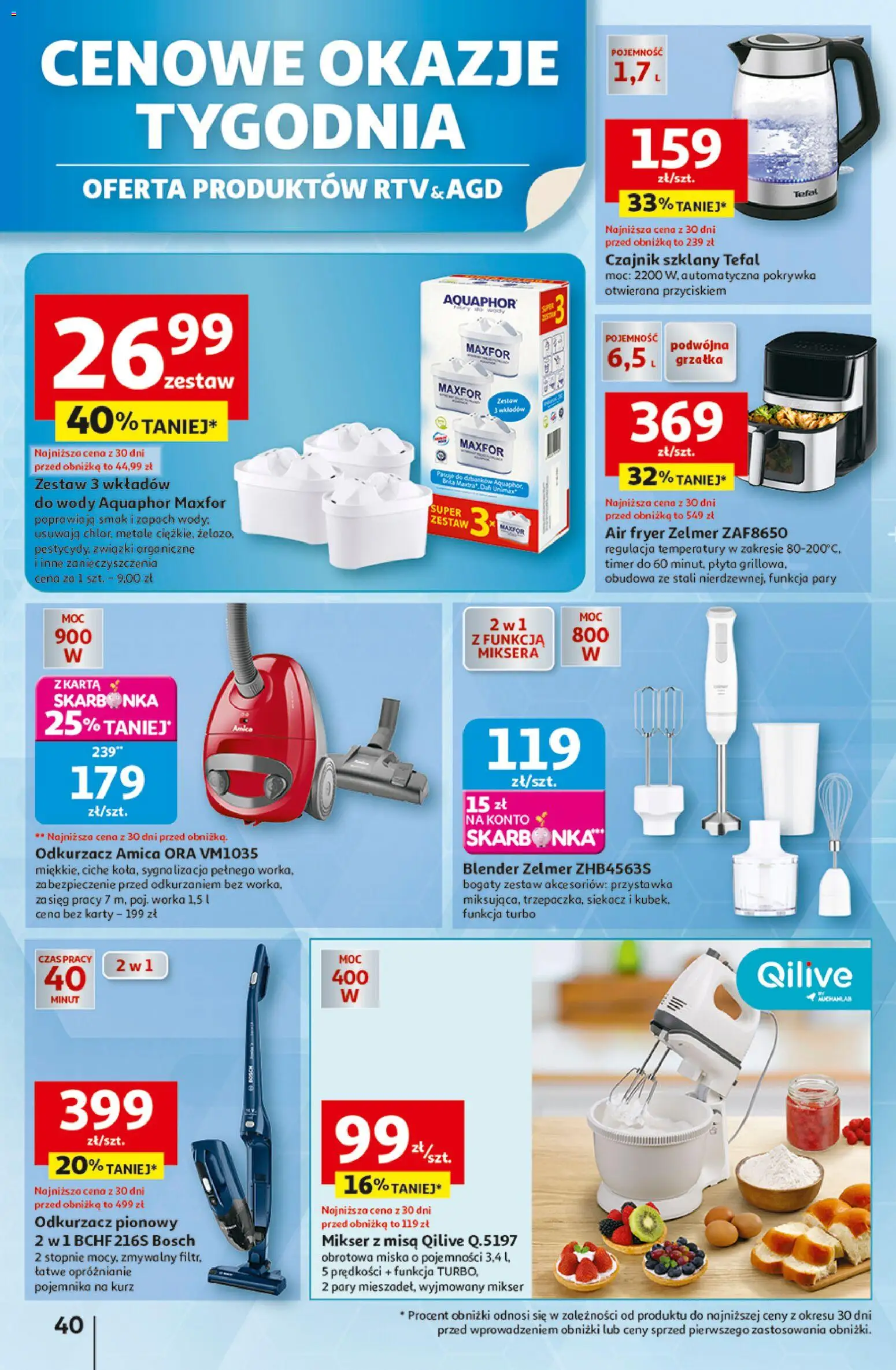 Auchan Pewność niskich cen Hipermarket Gazetka ważna od 30.10.2025 do 05.11.2025 strona 40