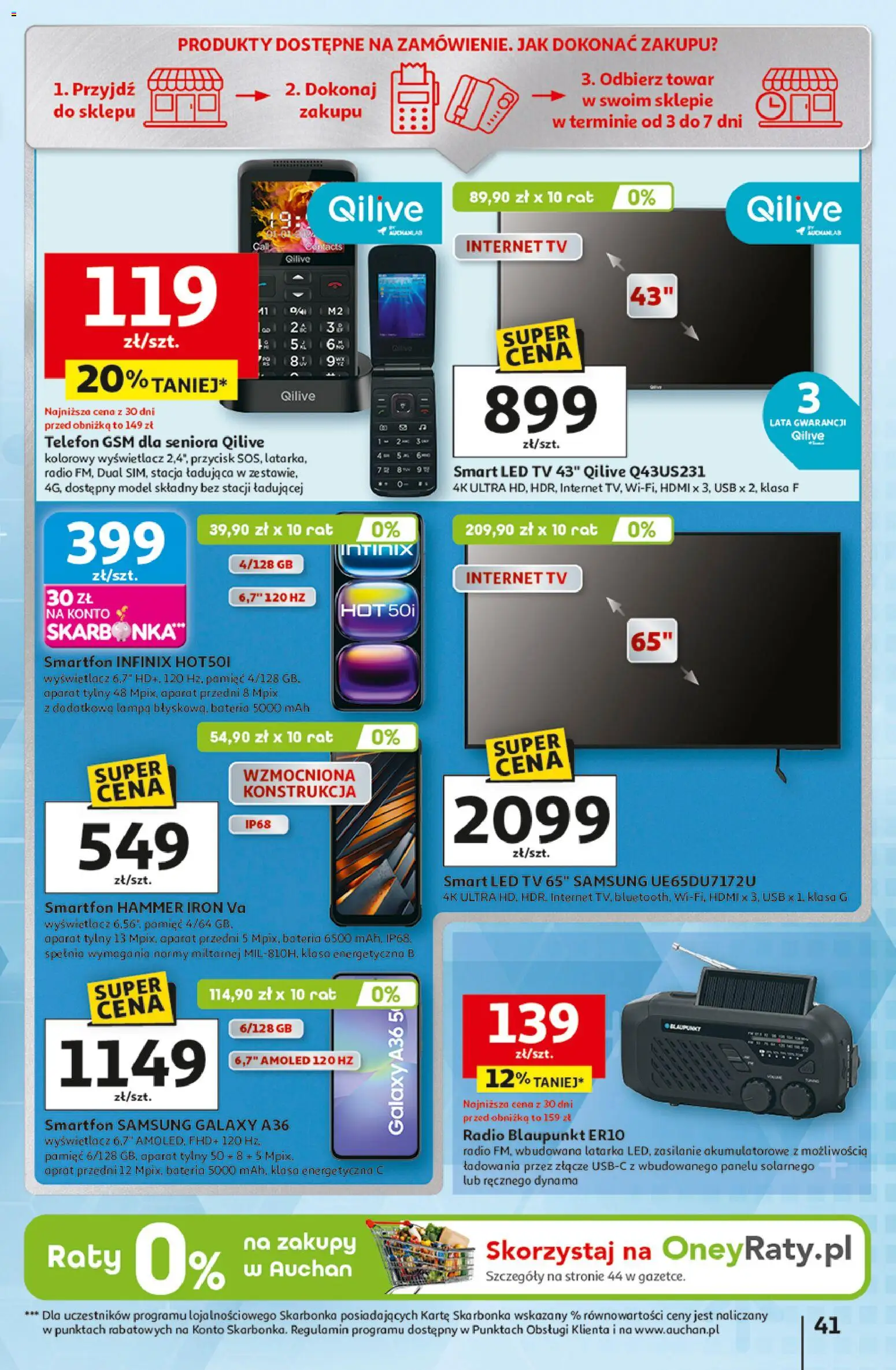 Auchan Pewność niskich cen Hipermarket Gazetka ważna od 30.10.2025 do 05.11.2025 strona 41