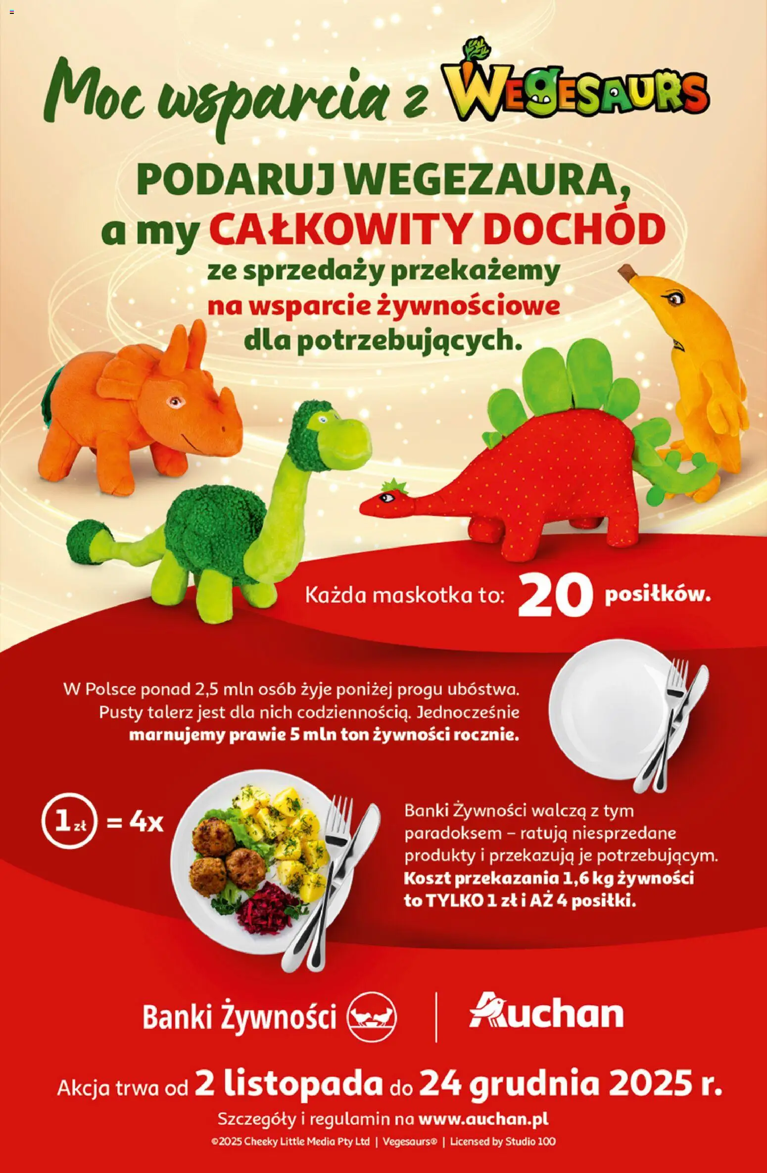 Auchan Pewność niskich cen Hipermarket Gazetka ważna od 30.10.2025 do 05.11.2025 strona 44