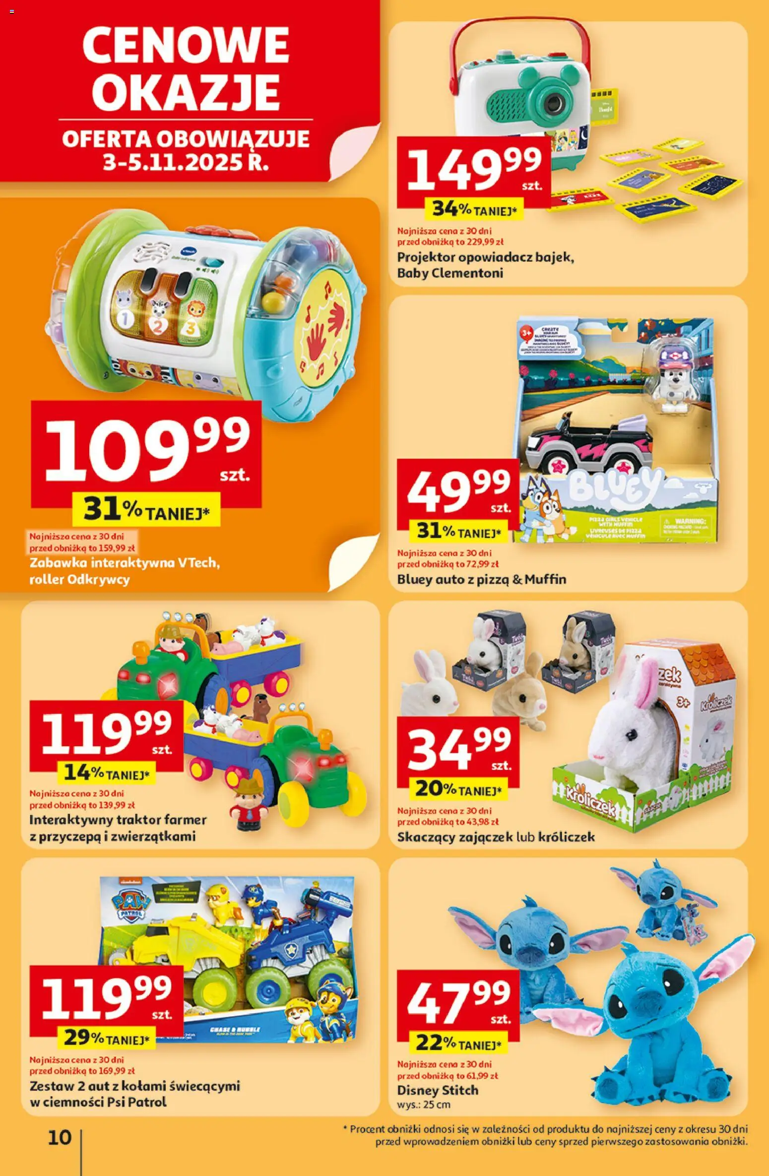 Auchan Pewność niskich cen Hipermarket Gazetka ważna od 30.10.2025 do 05.11.2025 strona 10
