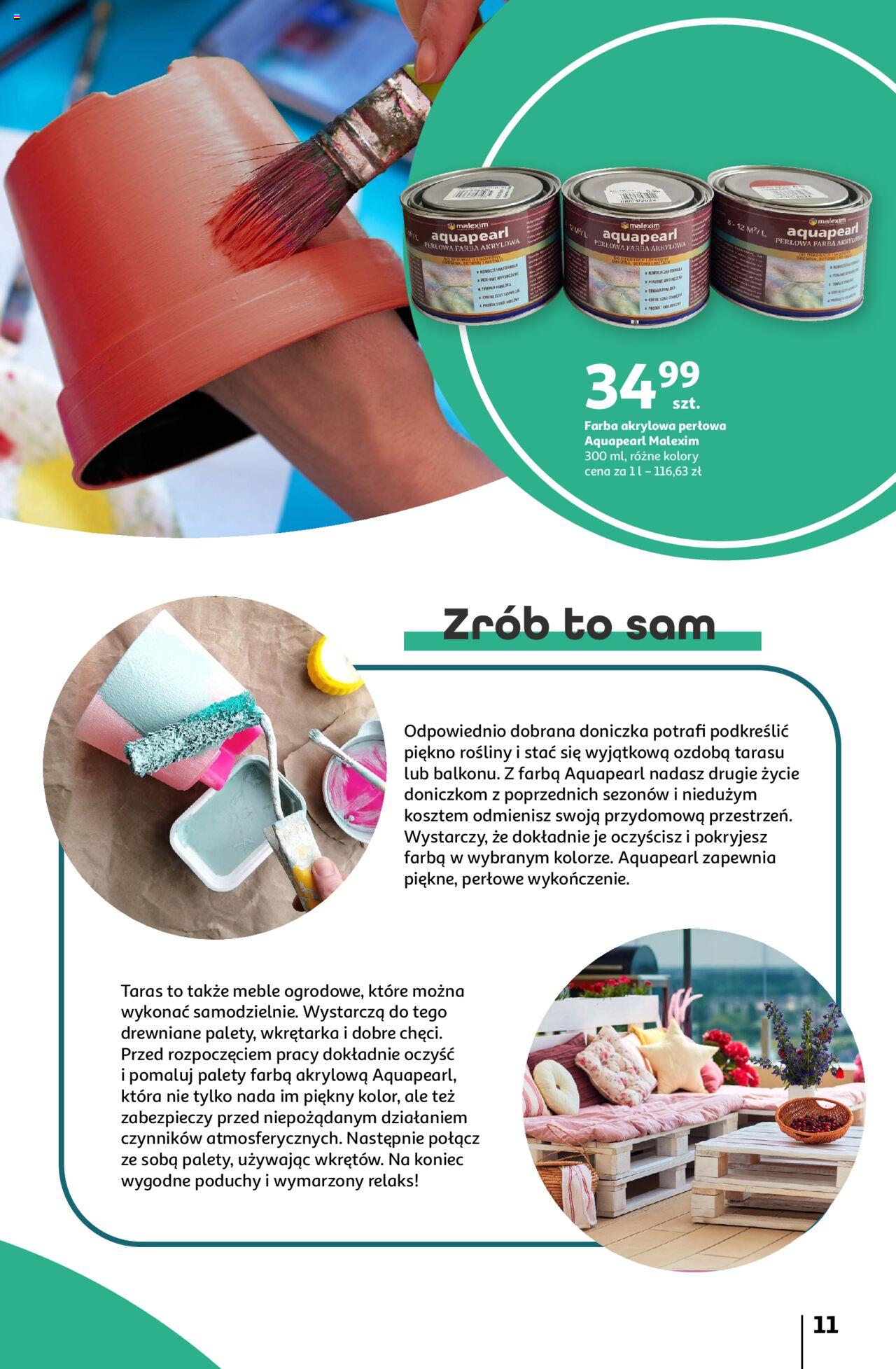 Auchan Piękno wokół Twojego domu Hipermarket Gazetka ważna od 04.04.2024 do 15.05.2024 strona 11