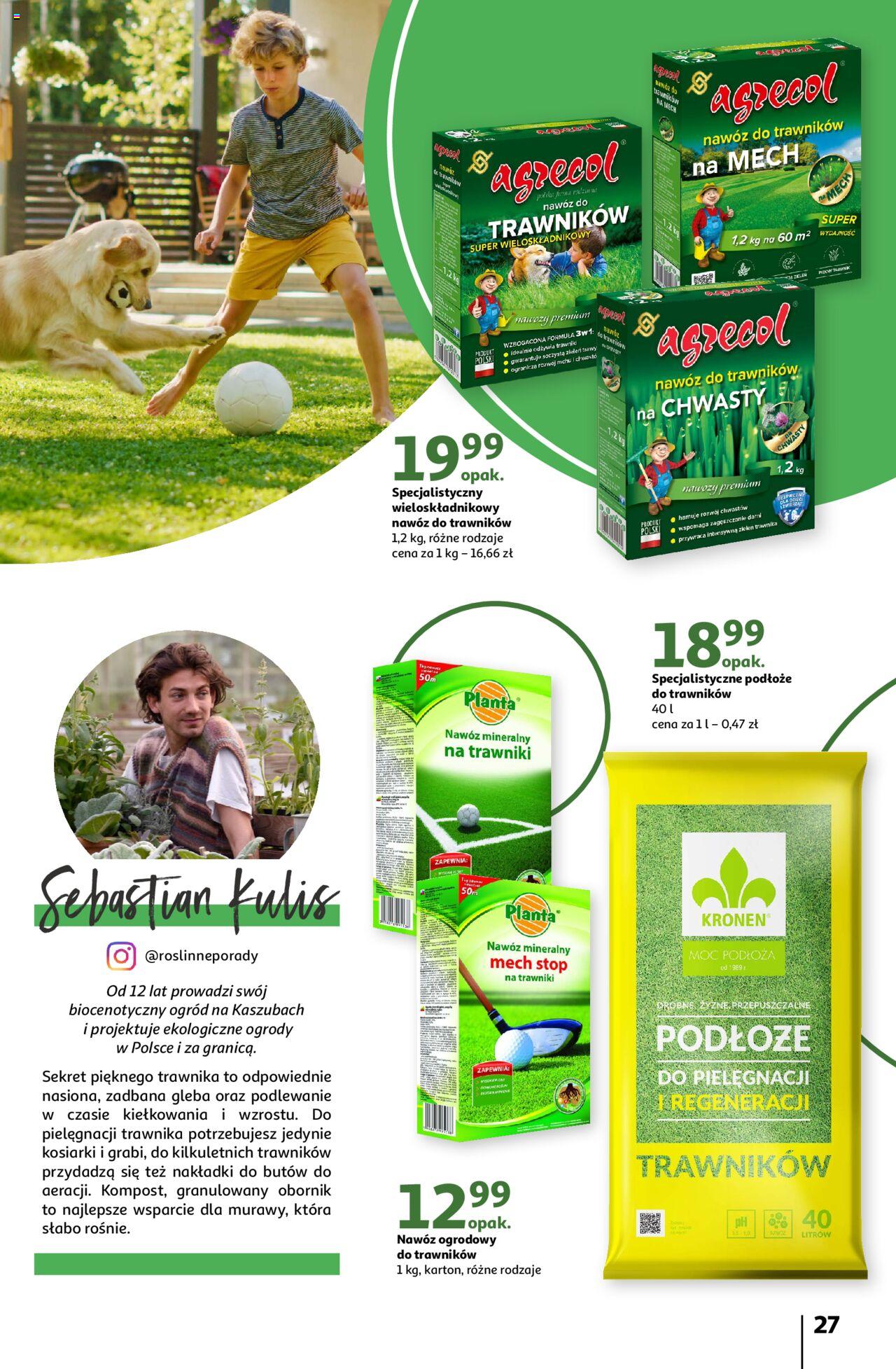 Auchan Piękno wokół Twojego domu Hipermarket Gazetka ważna od 04.04.2024 do 15.05.2024 strona 27