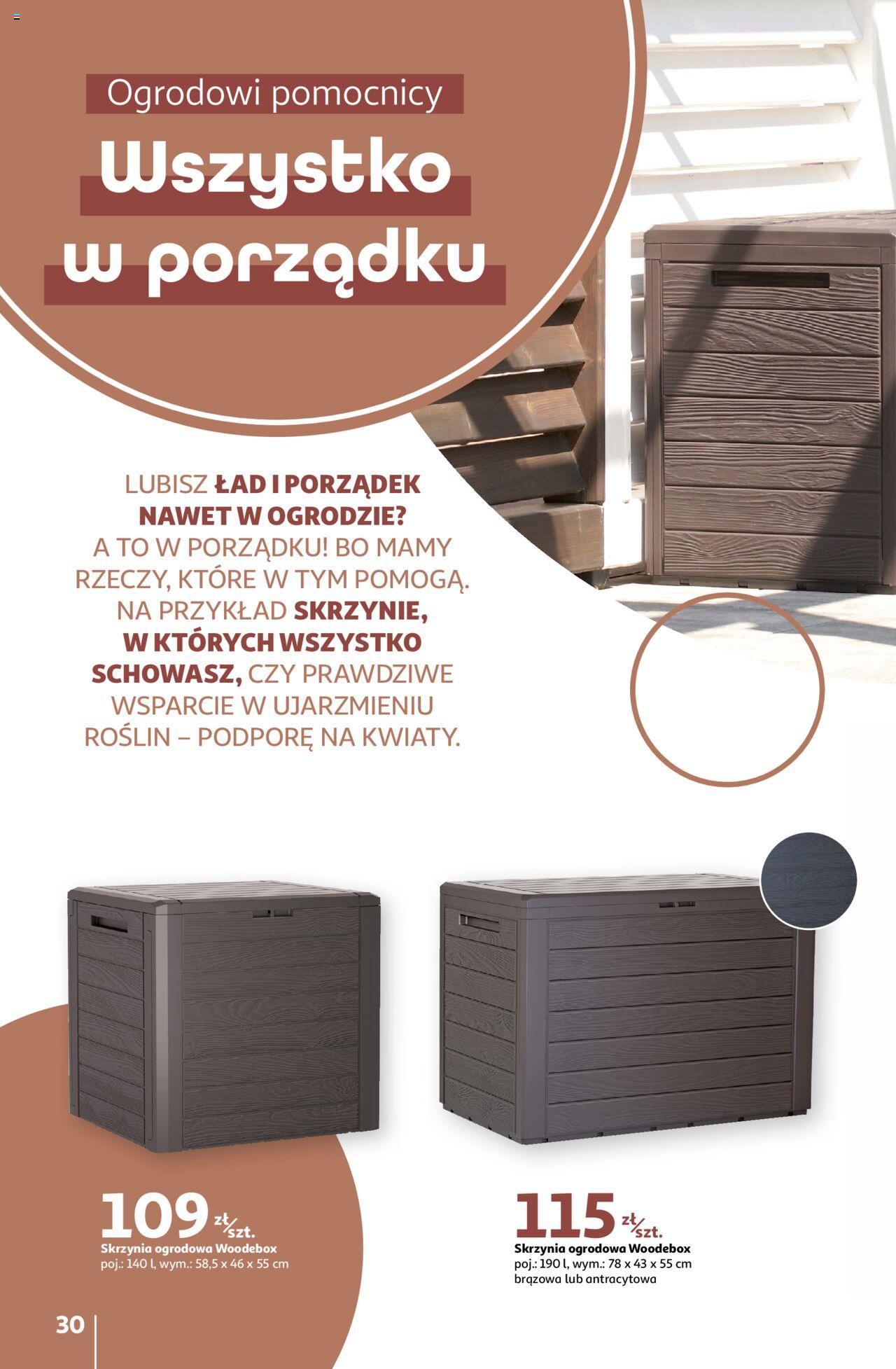 Auchan Piękno wokół Twojego domu Hipermarket Gazetka ważna od 04.04.2024 do 15.05.2024 strona 30