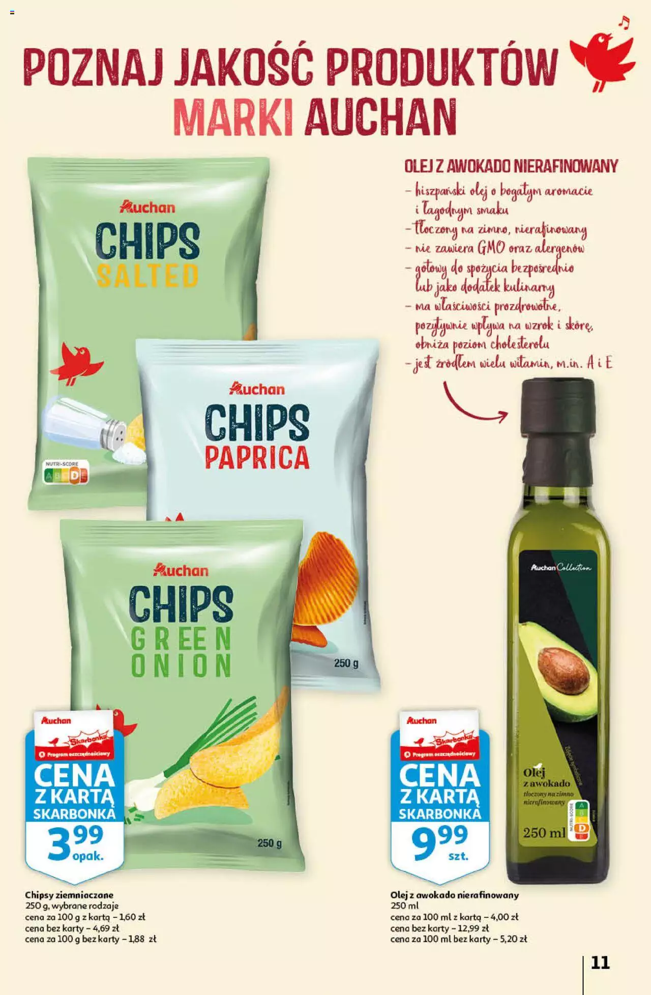 Auchan przeNISKIE CENY Prze SŁONECZNE oferty Hipermarkety gazetka ważna od 30.06.2022 do 06.07.2022 strona 11