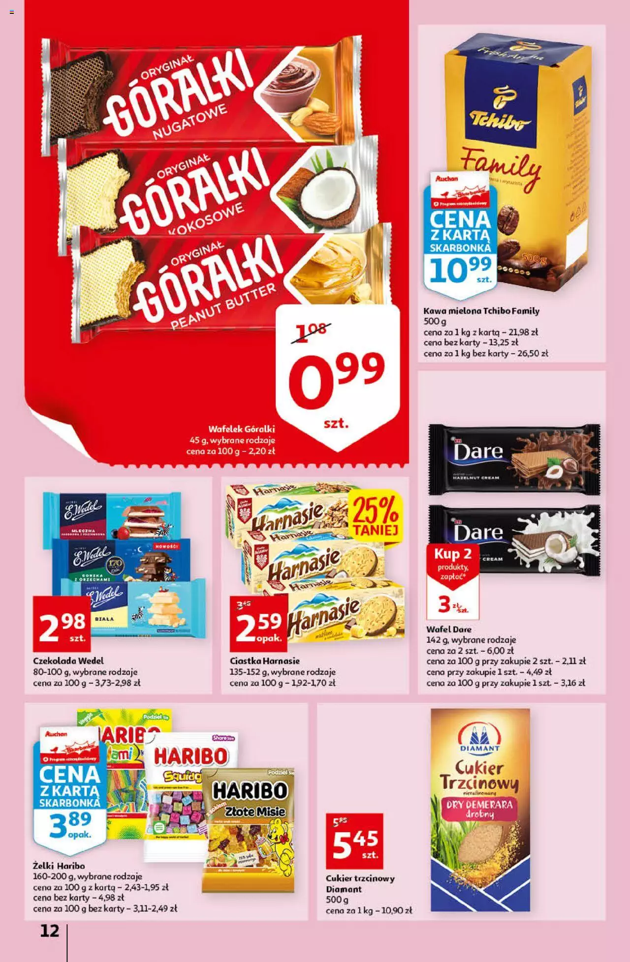Auchan przeNISKIE CENY Prze SŁONECZNE oferty Hipermarkety gazetka ważna od 30.06.2022 do 06.07.2022 strona 12