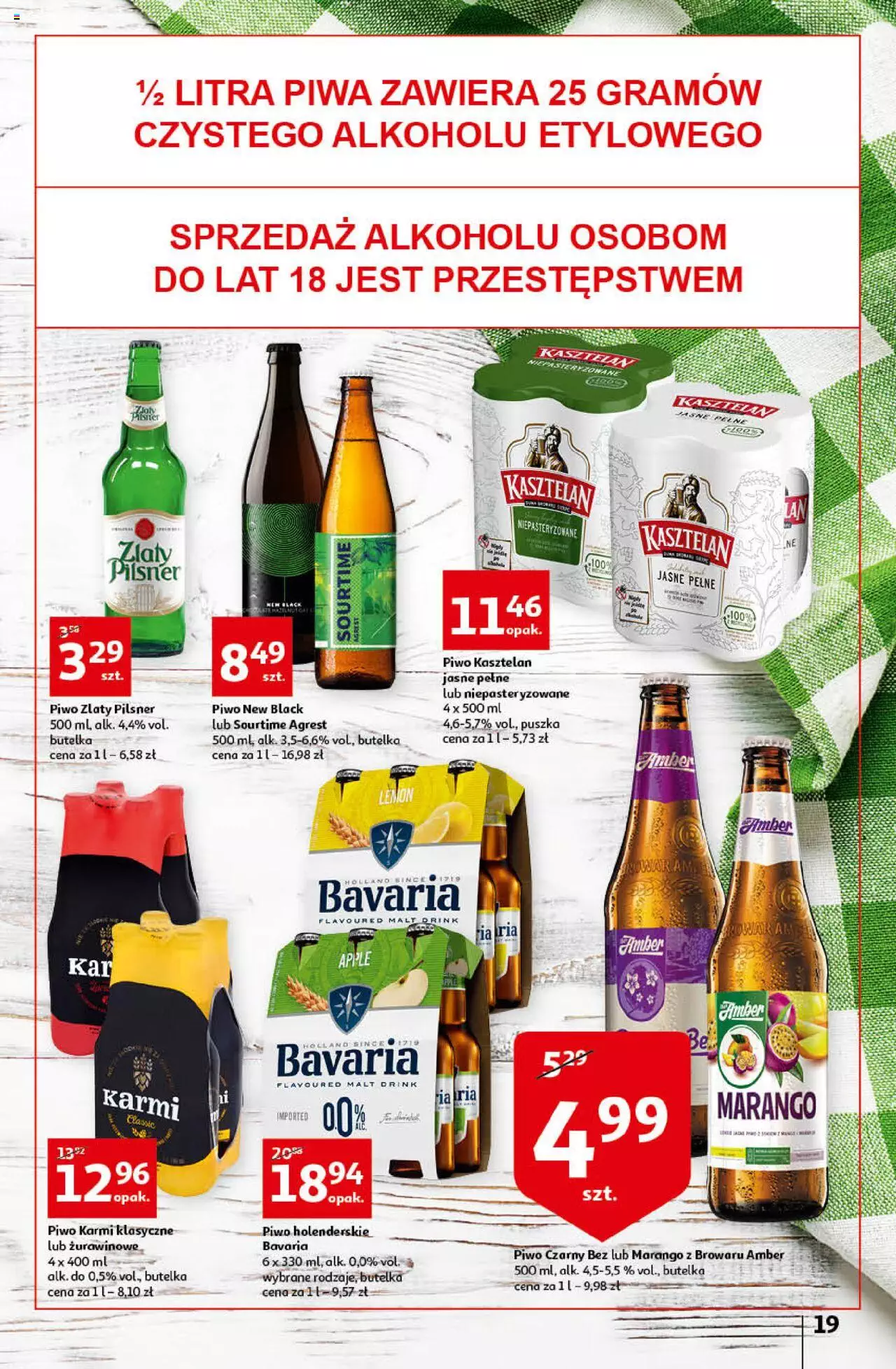 Auchan przeNISKIE CENY Prze SŁONECZNE oferty Hipermarkety gazetka ważna od 30.06.2022 do 06.07.2022 strona 19