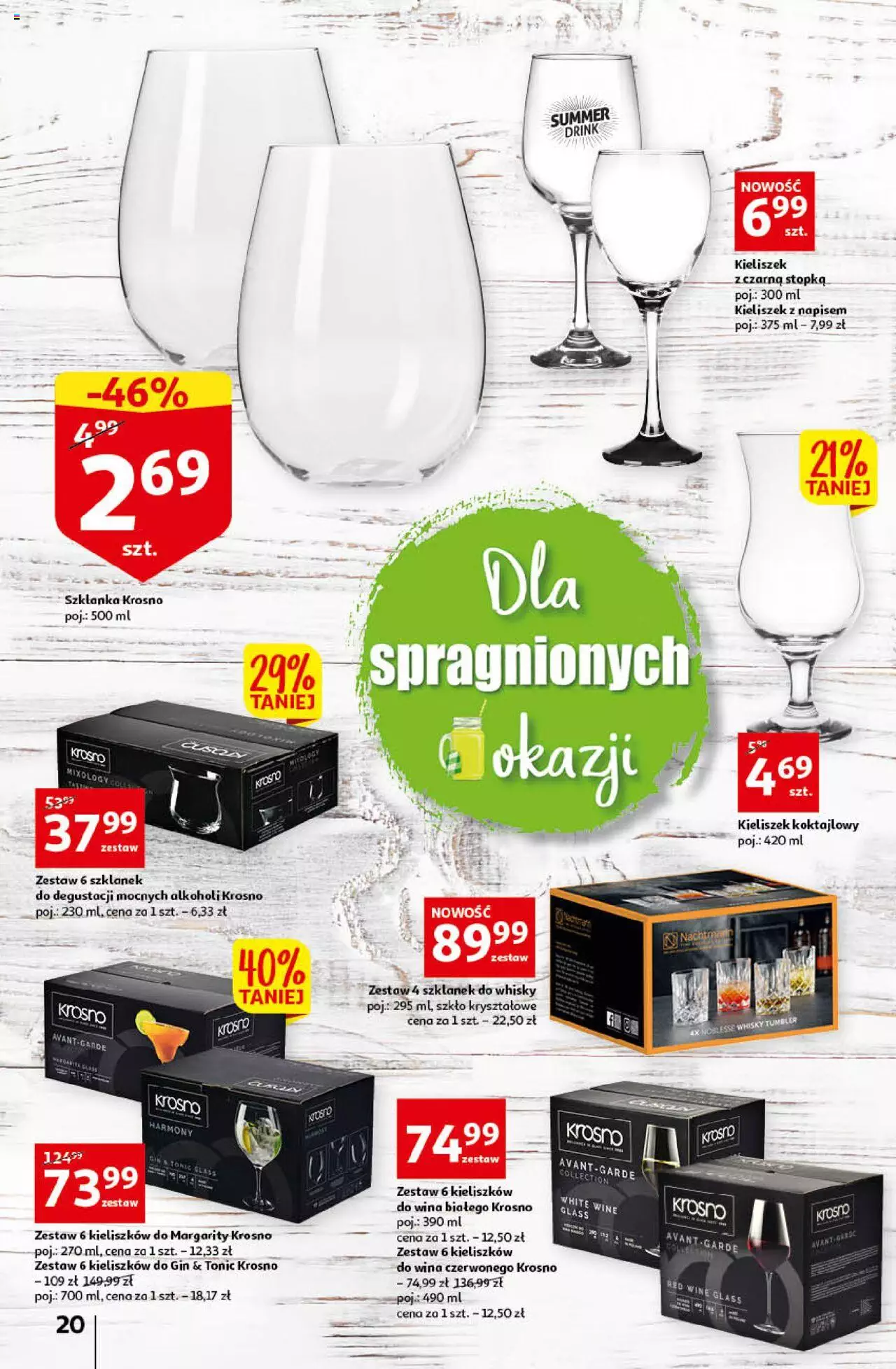 Auchan przeNISKIE CENY Prze SŁONECZNE oferty Hipermarkety gazetka ważna od 30.06.2022 do 06.07.2022 strona 20