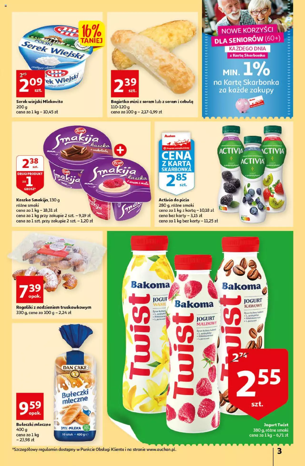 Auchan przeNISKIE CENY Prze SŁONECZNE oferty Hipermarkety gazetka ważna od 30.06.2022 do 06.07.2022 strona 3