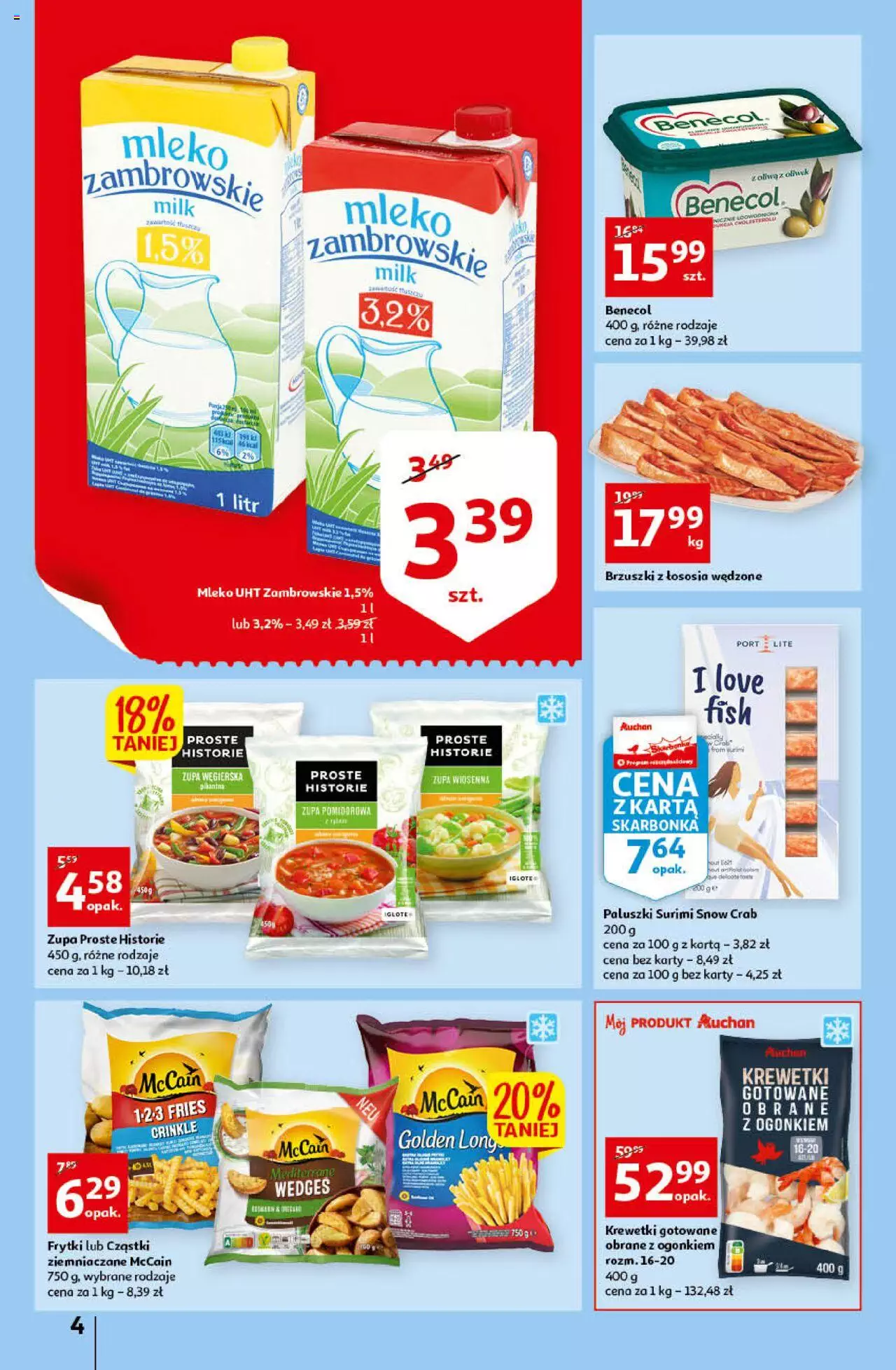 Auchan przeNISKIE CENY Prze SŁONECZNE oferty Hipermarkety gazetka ważna od 30.06.2022 do 06.07.2022 strona 4