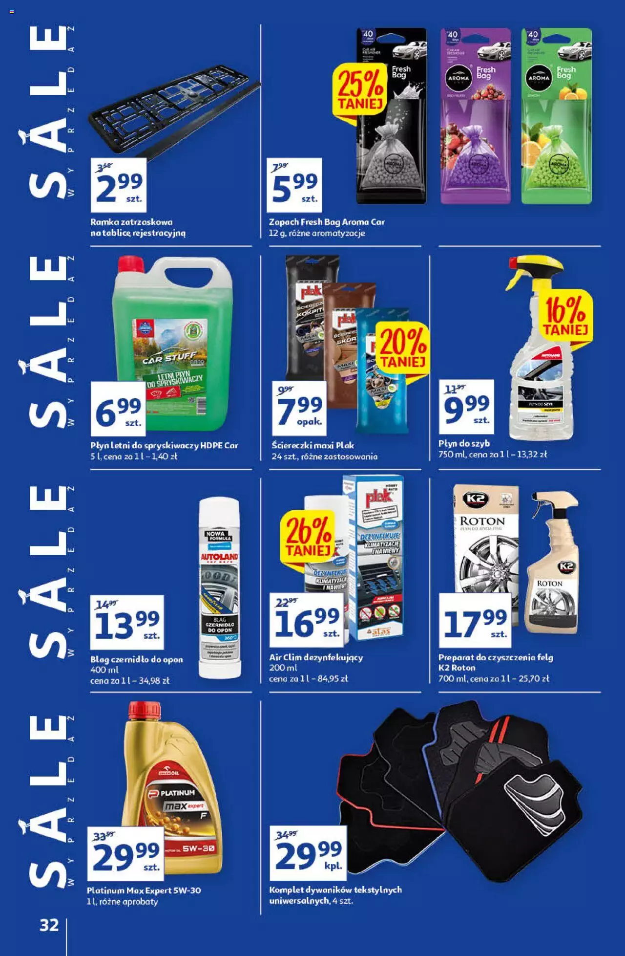 Auchan przeNISKIE CENY Prze SŁONECZNE oferty Hipermarkety gazetka ważna od 30.06.2022 do 06.07.2022 strona 32