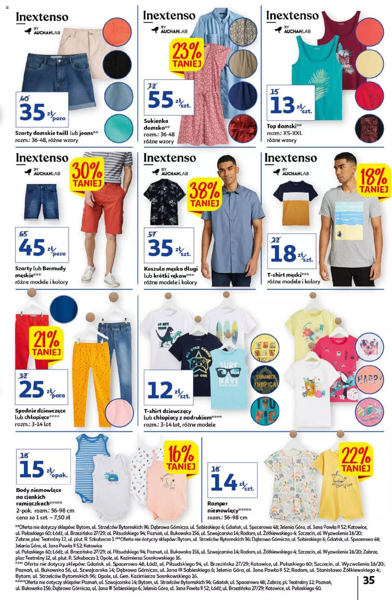 Auchan przeNISKIE CENY Prze SŁONECZNE oferty Hipermarkety gazetka ważna od 30.06.2022 do 06.07.2022 strona 35