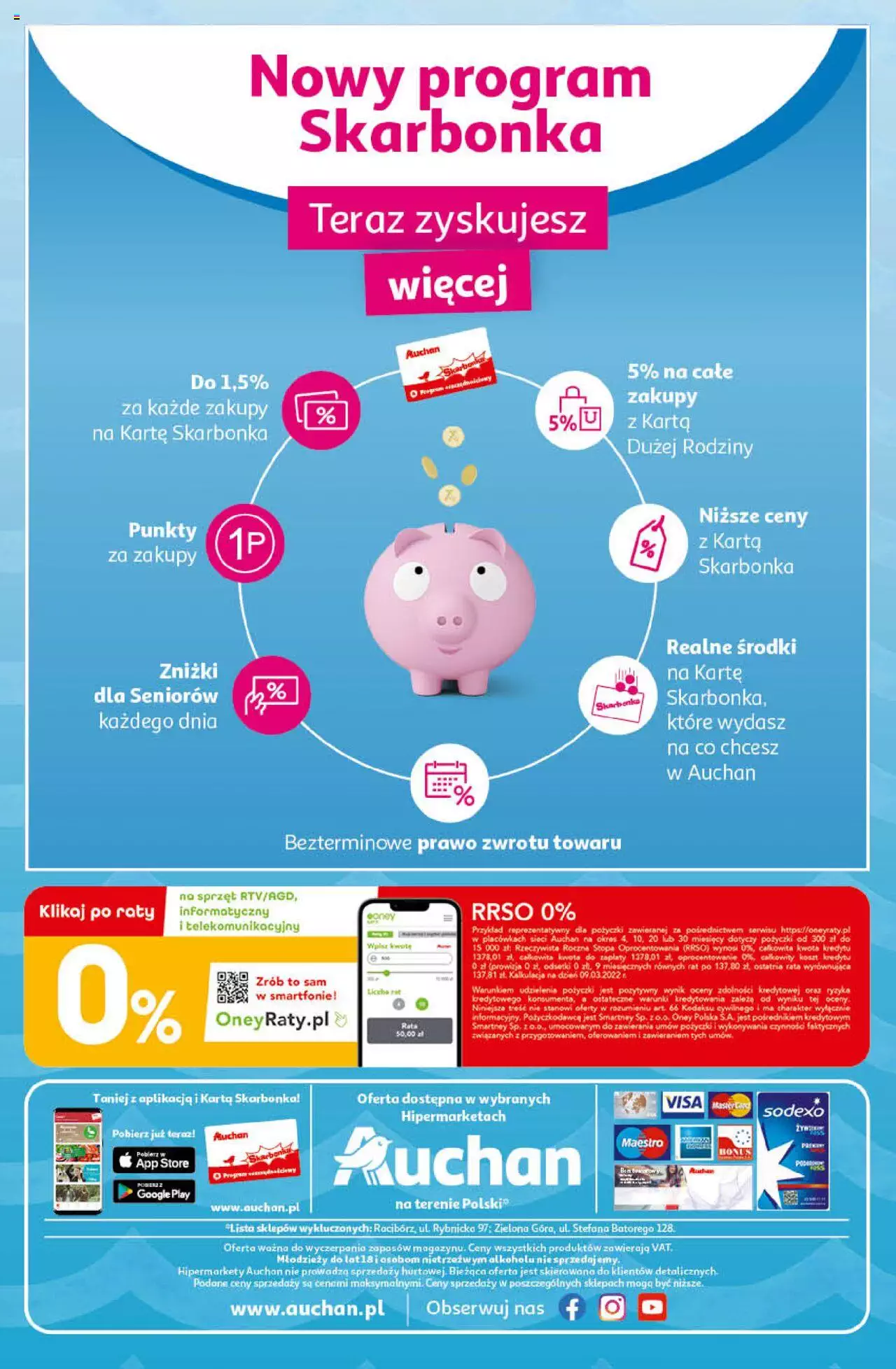 Auchan przeNISKIE CENY Prze SŁONECZNE oferty Hipermarkety gazetka ważna od 30.06.2022 do 06.07.2022 strona 36
