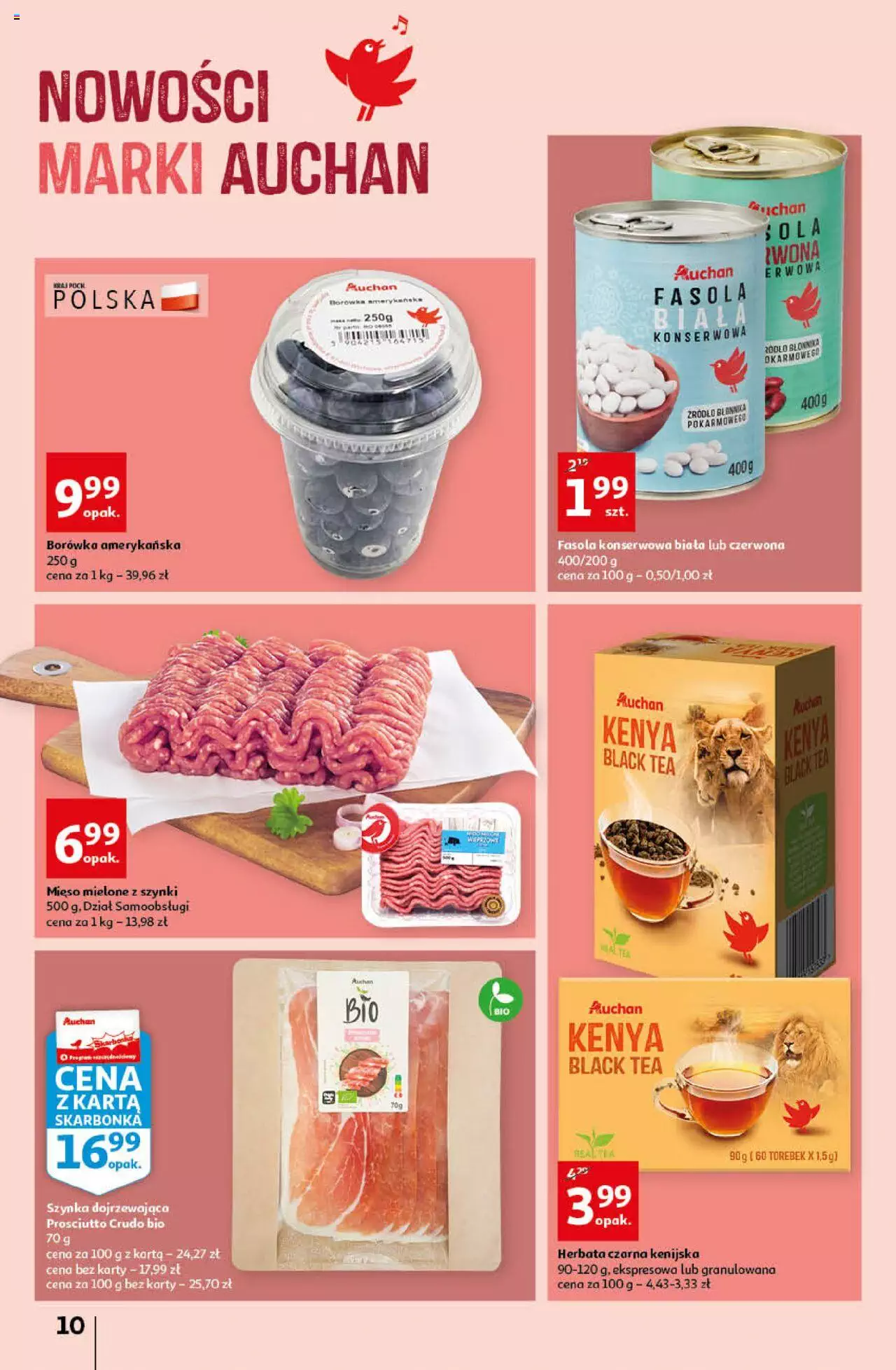 Auchan przeNISKIE CENY Prze SŁONECZNE oferty Hipermarkety gazetka ważna od 30.06.2022 do 06.07.2022 strona 10