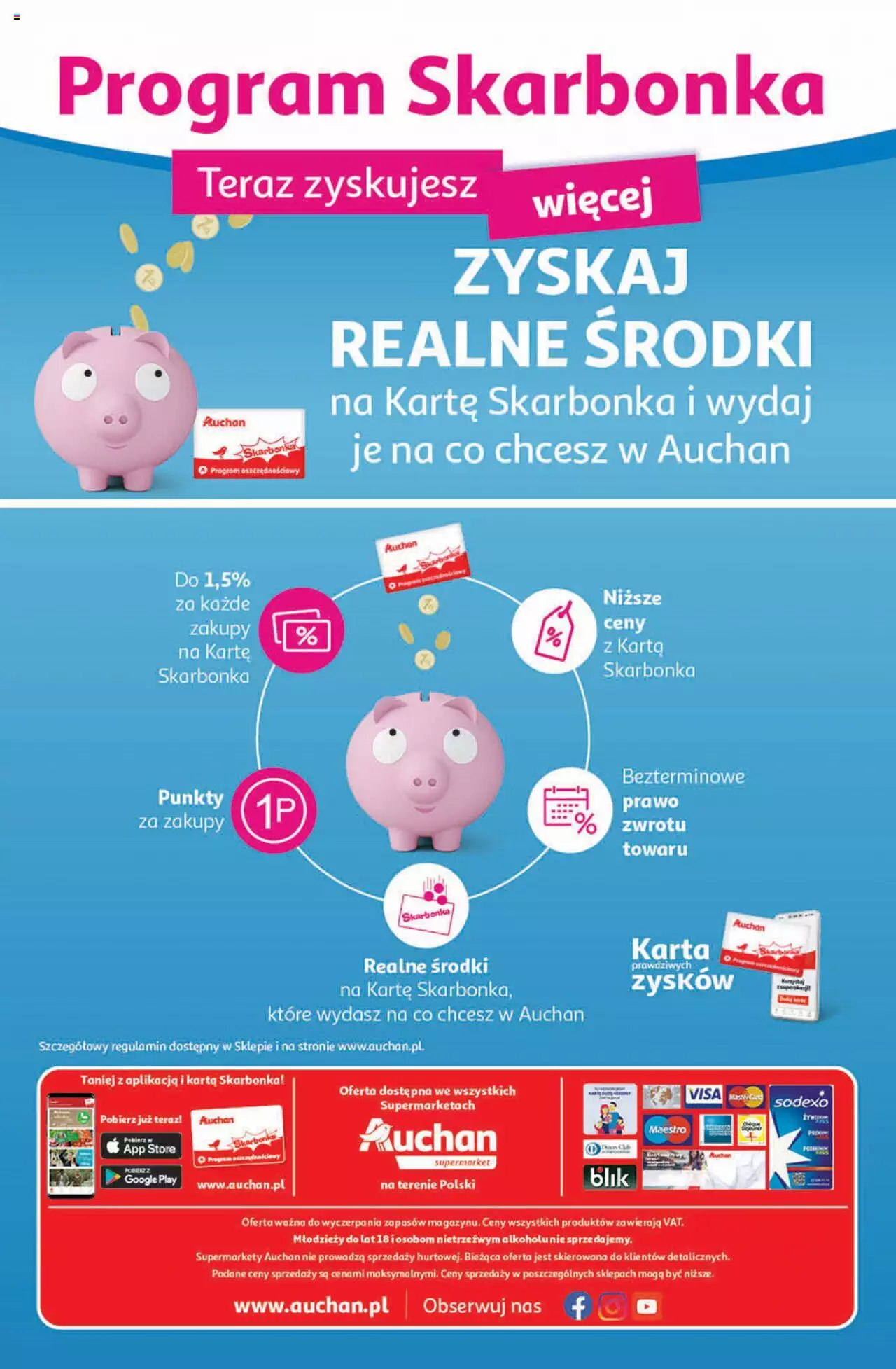 Auchan przeNISKIE CENY – Przekorzyści cenowe Supermarkety gazetka ważna od 22.09.2022 do 28.09.2022 strona 12
